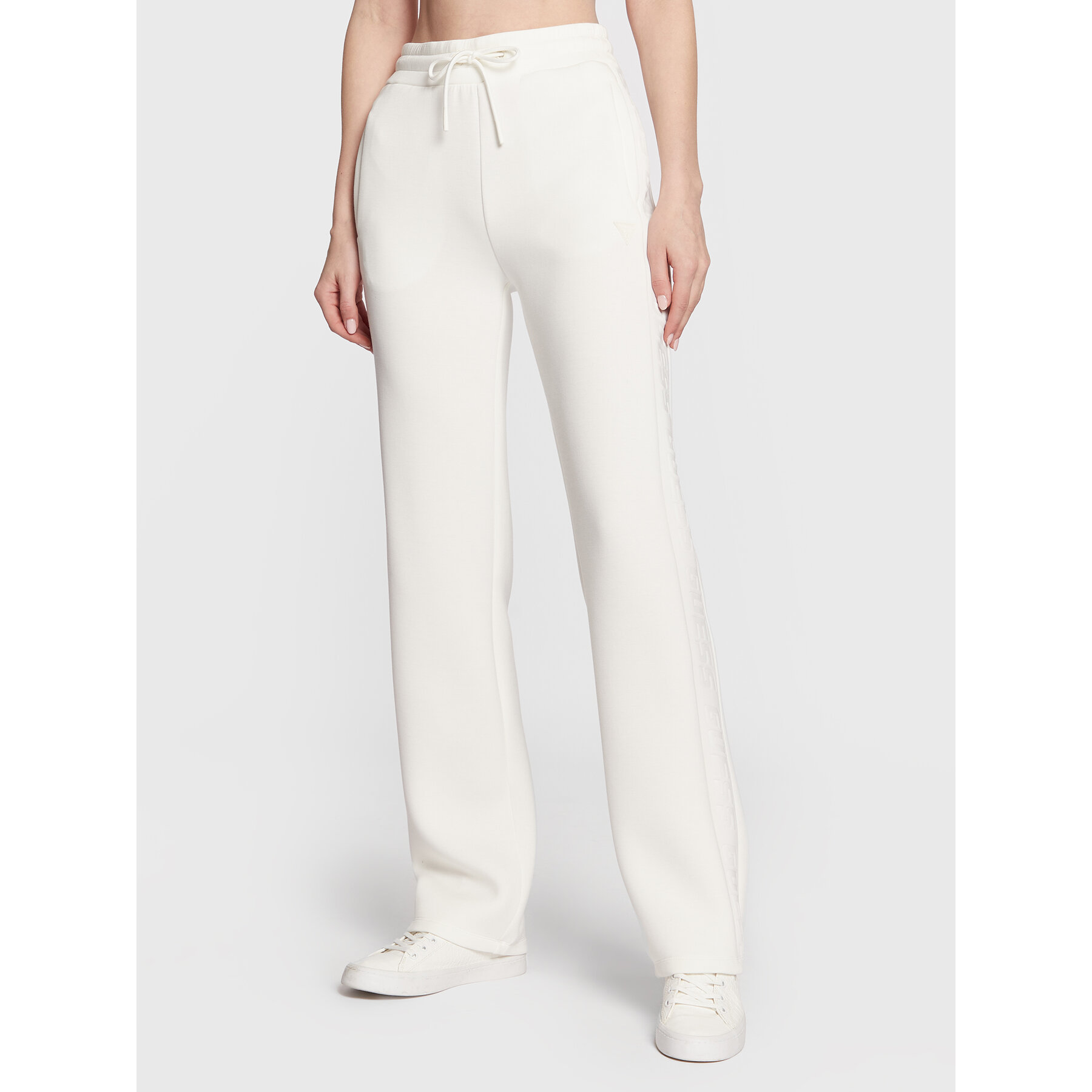 Guess Jogginghose V3RB21 K7UW2 Écru Regular Fit