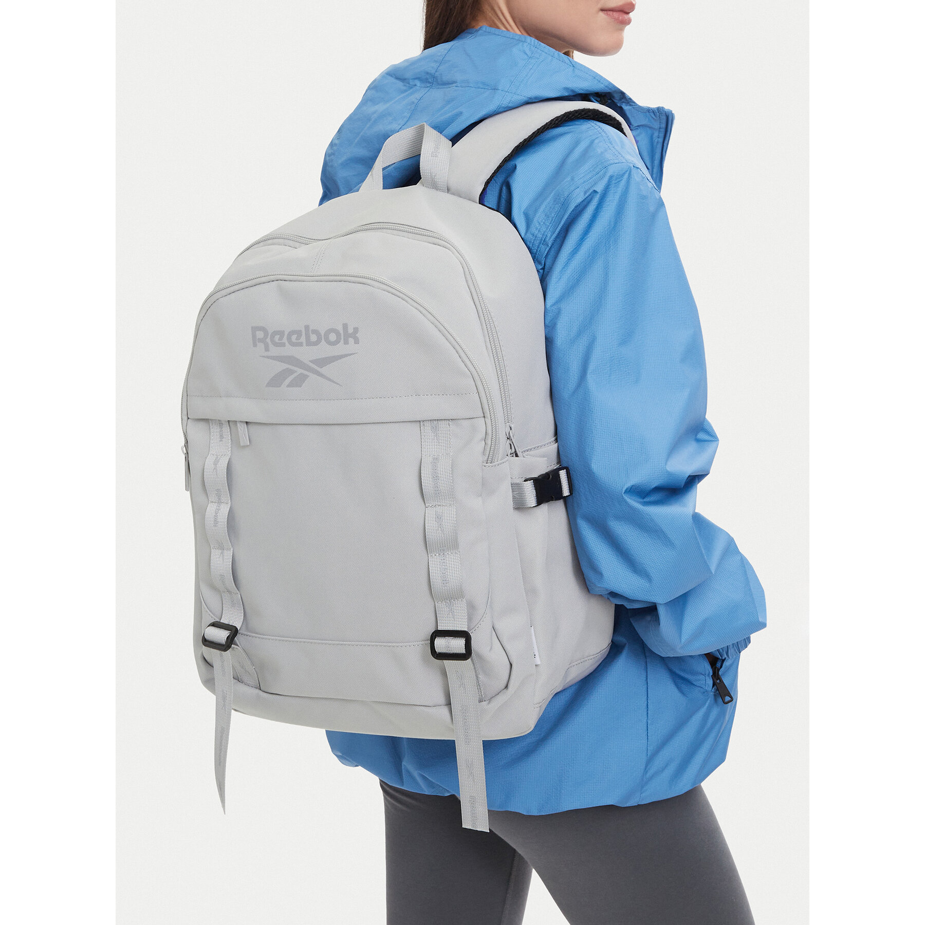 Ruksak Reebok CWBEO-RBK-M-002-10 Sivá