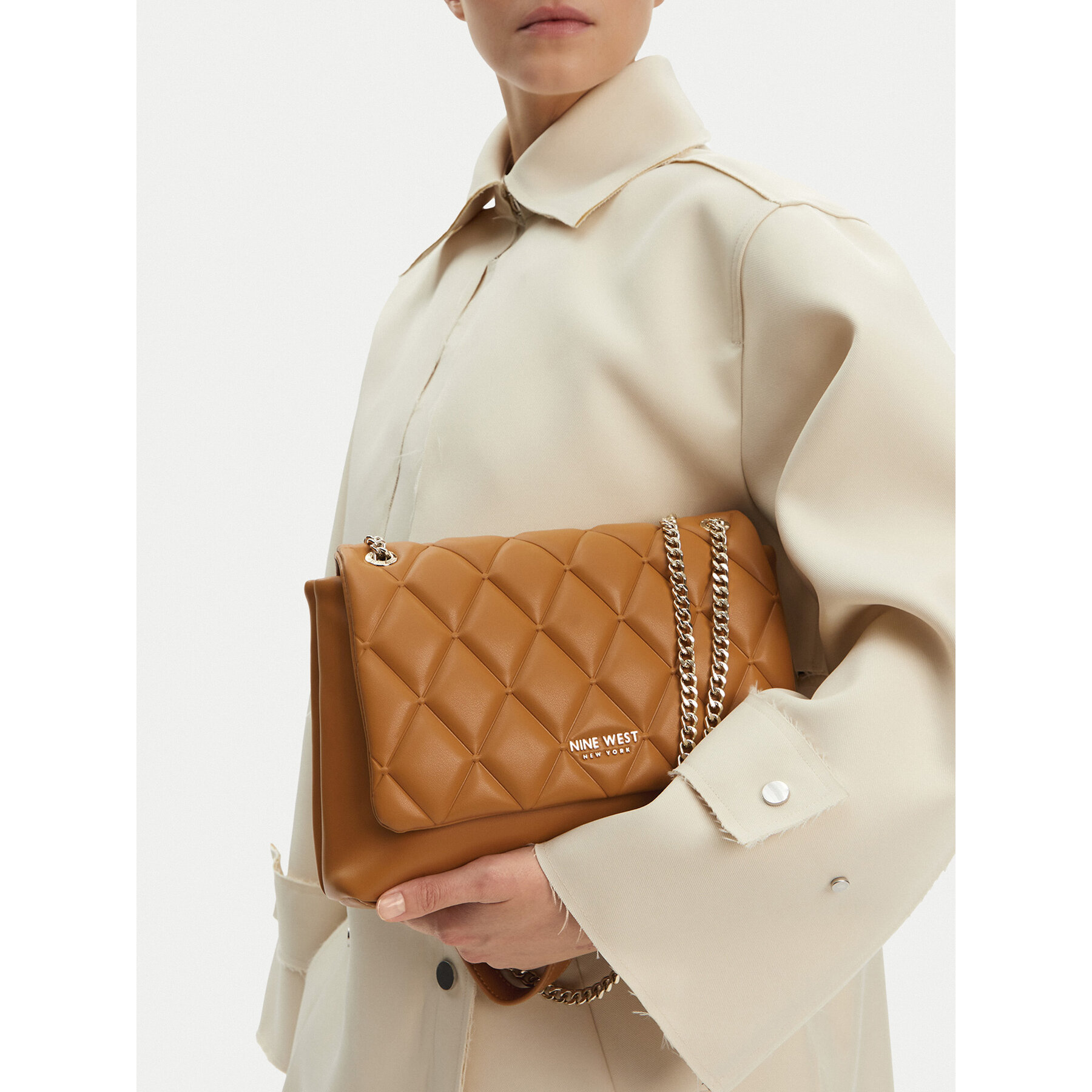 Kabelka Nine West CEO-CHARLOTTE-S22560-5 Hnedá