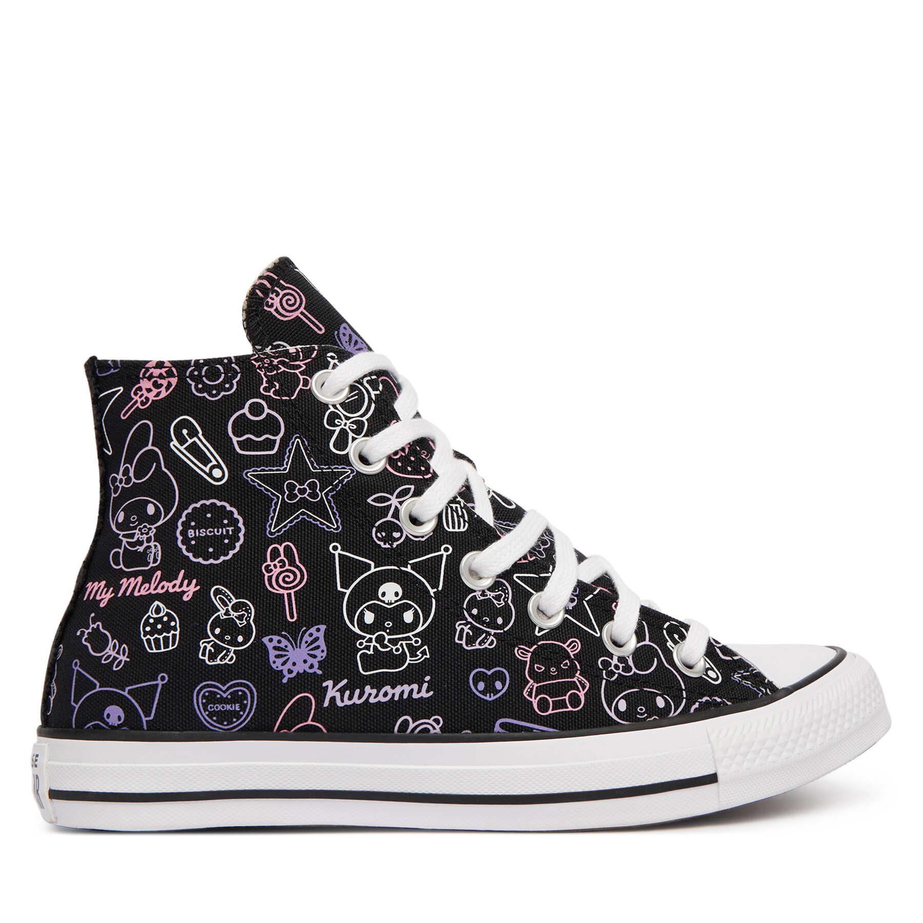 Teniși Converse Chuck Taylor All Star Hi X My Melody Kuromi A24938C Negru