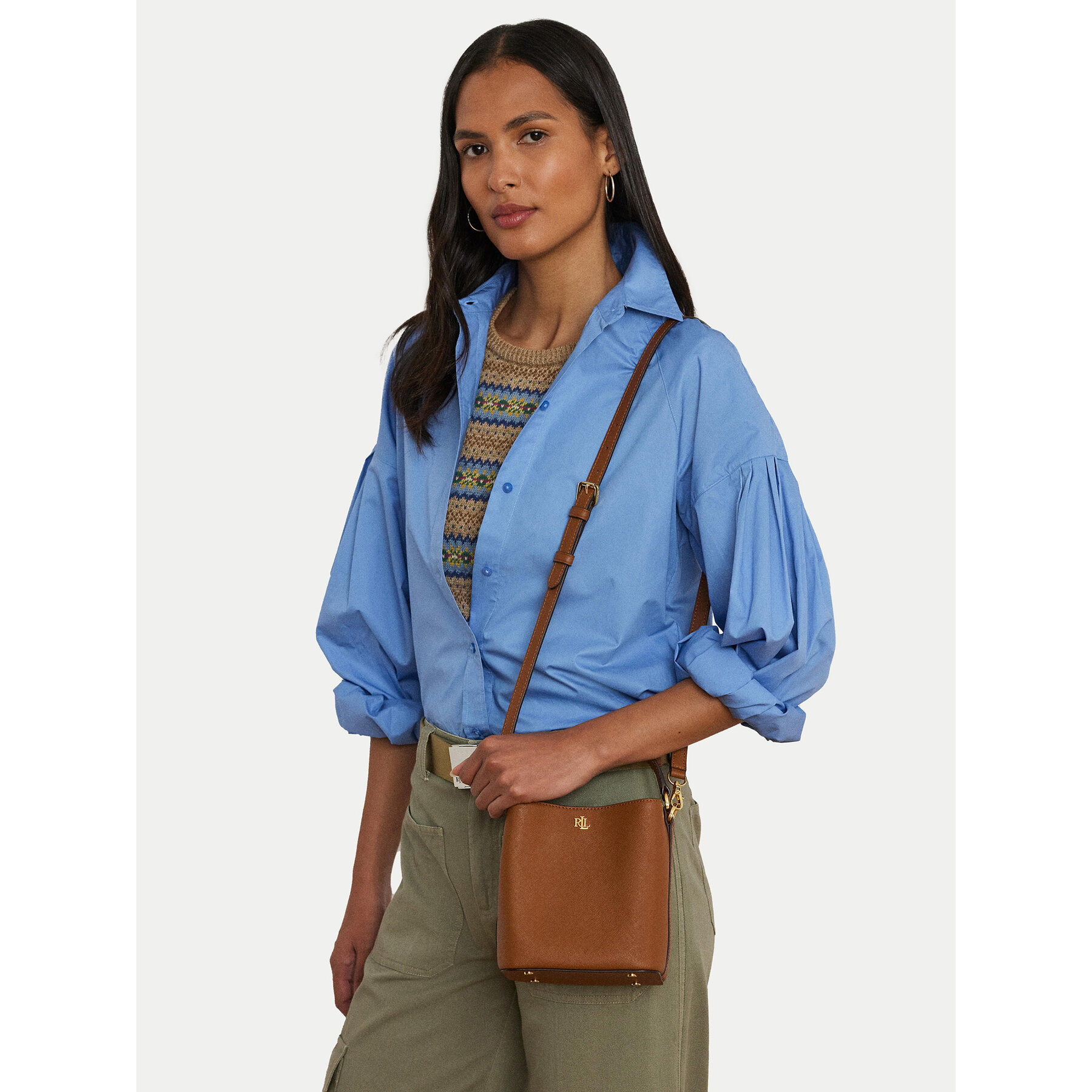 Torbica LAUREN RALPH LAUREN 431969365002 Smeđa