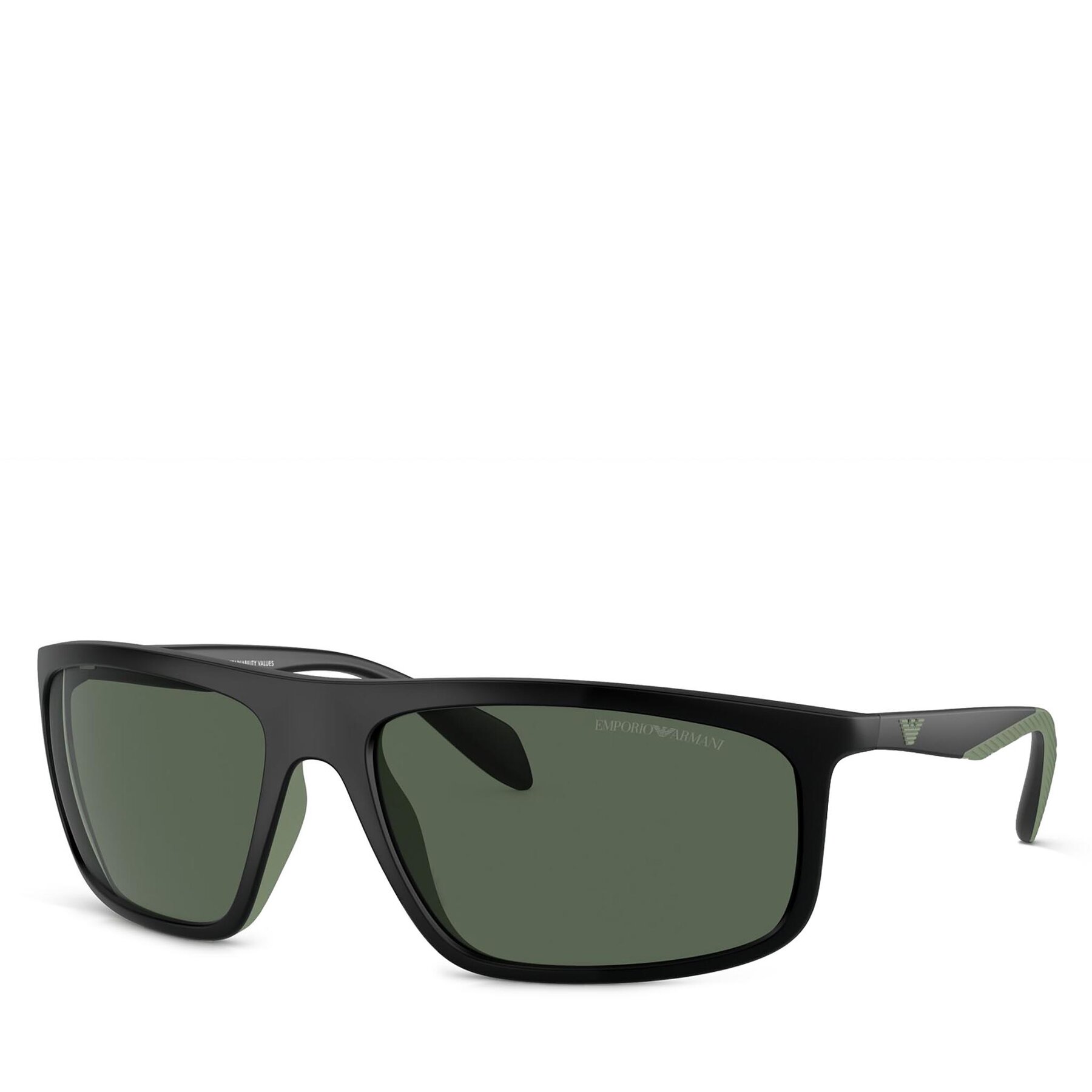 Sončna očala Emporio Armani 0EA4212U Matte Black/Rubber Green 500171