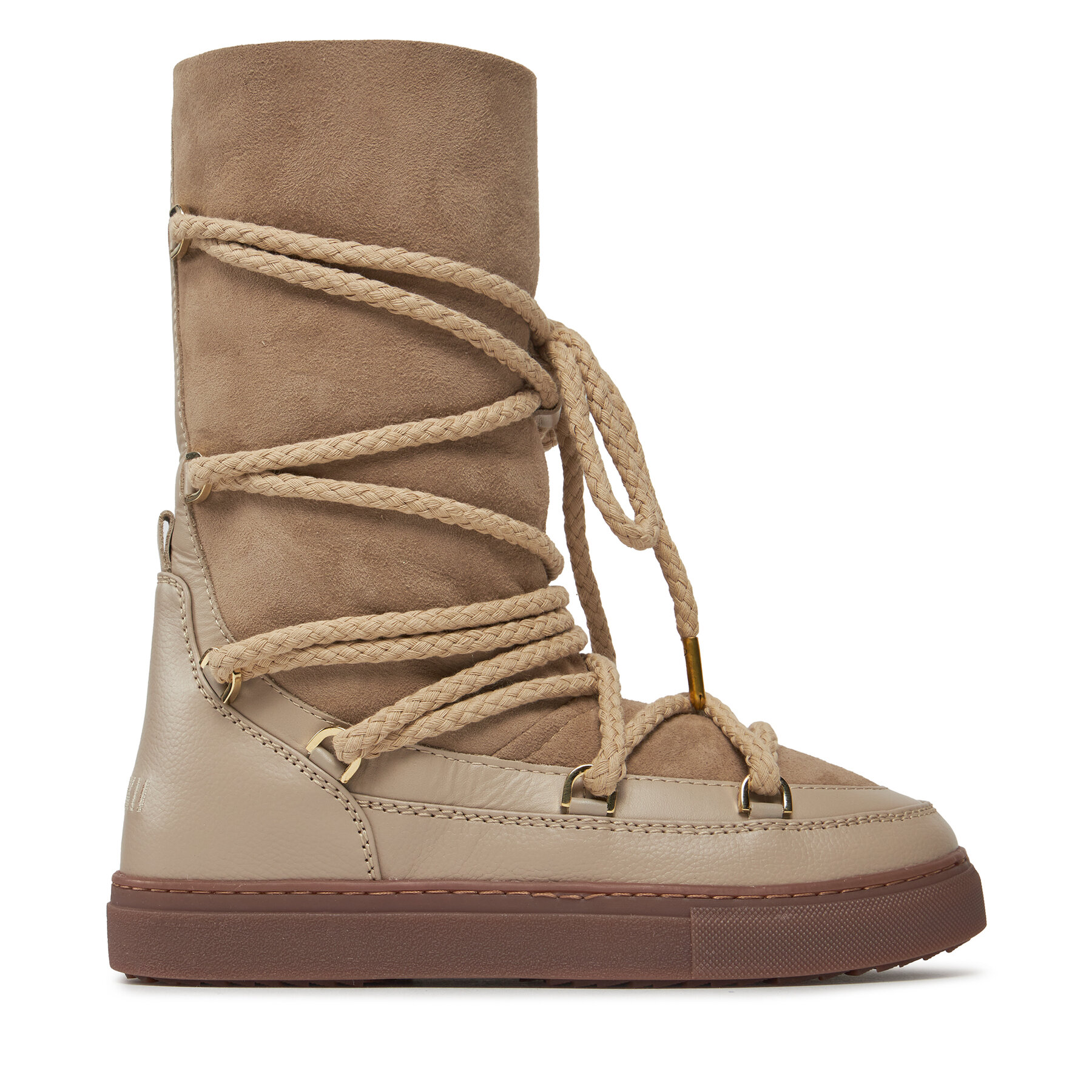 Inuikii Μπότες Χιονιού Inuikii Classic High Laced 75107-096 Μπεζ