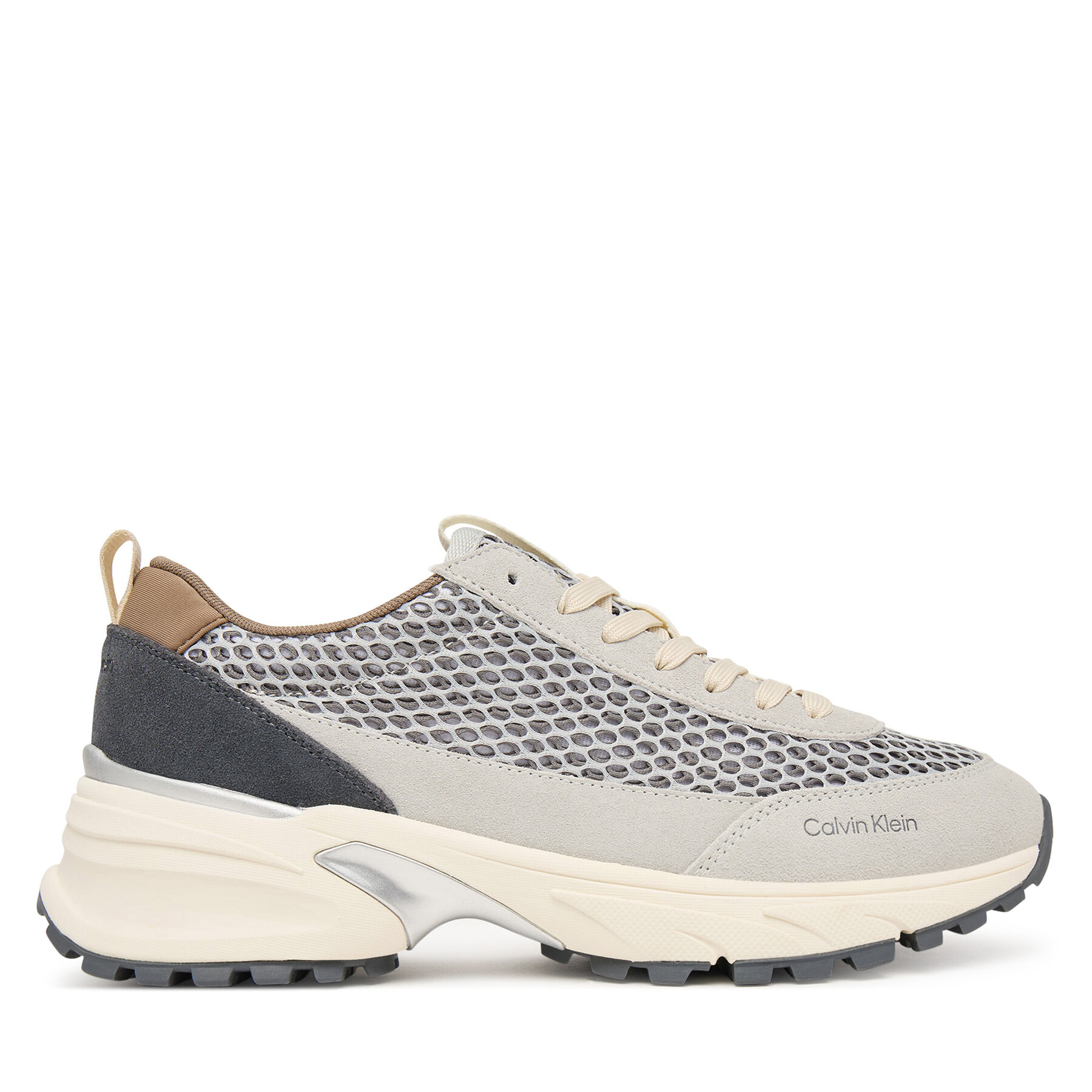 Sneakers Calvin Klein Hike Runner Lace Up Techmix YW0YW02030 Bej