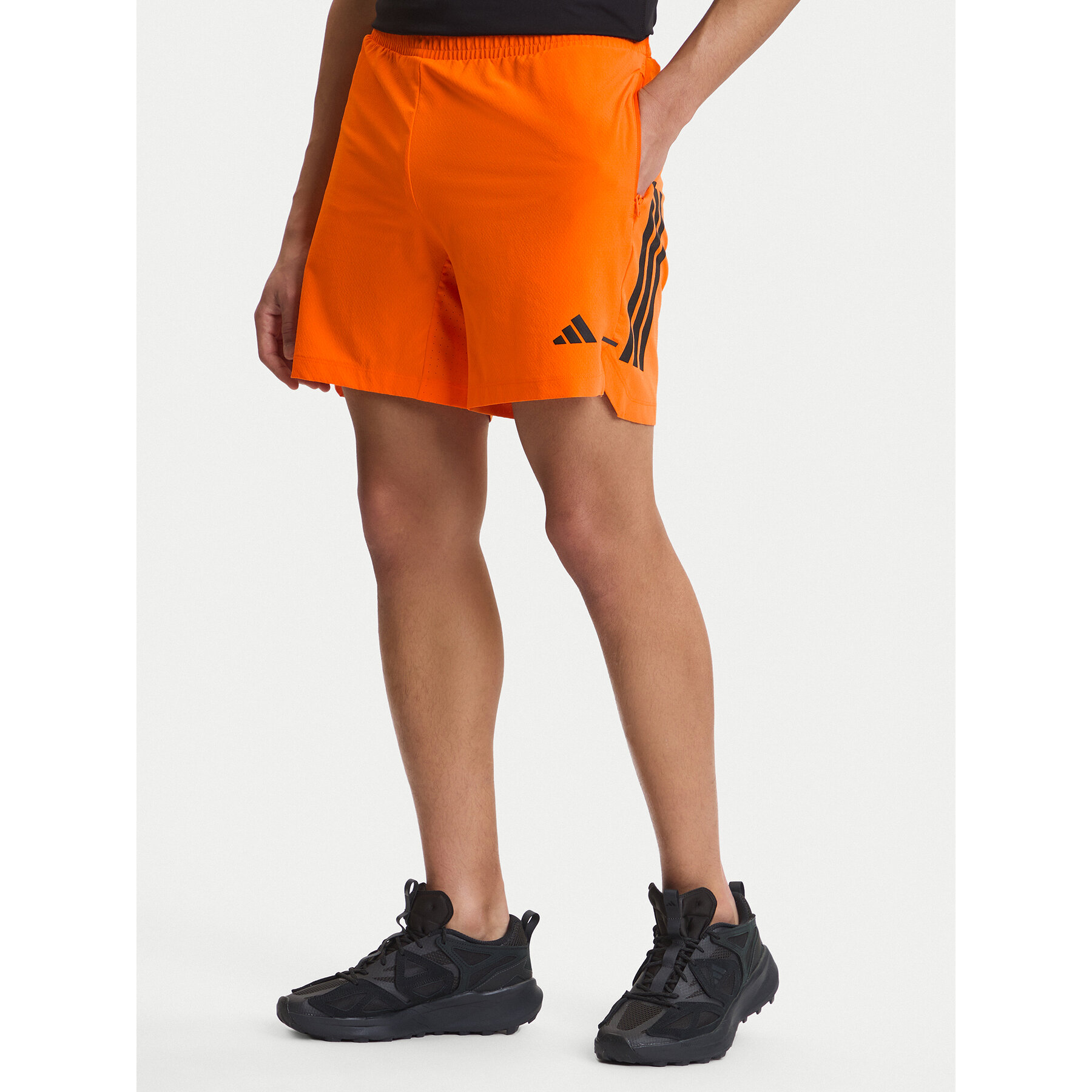 adidas Sportshorts D4T PrimeLift 3 Stripes KA1197 Orange Regular Fit