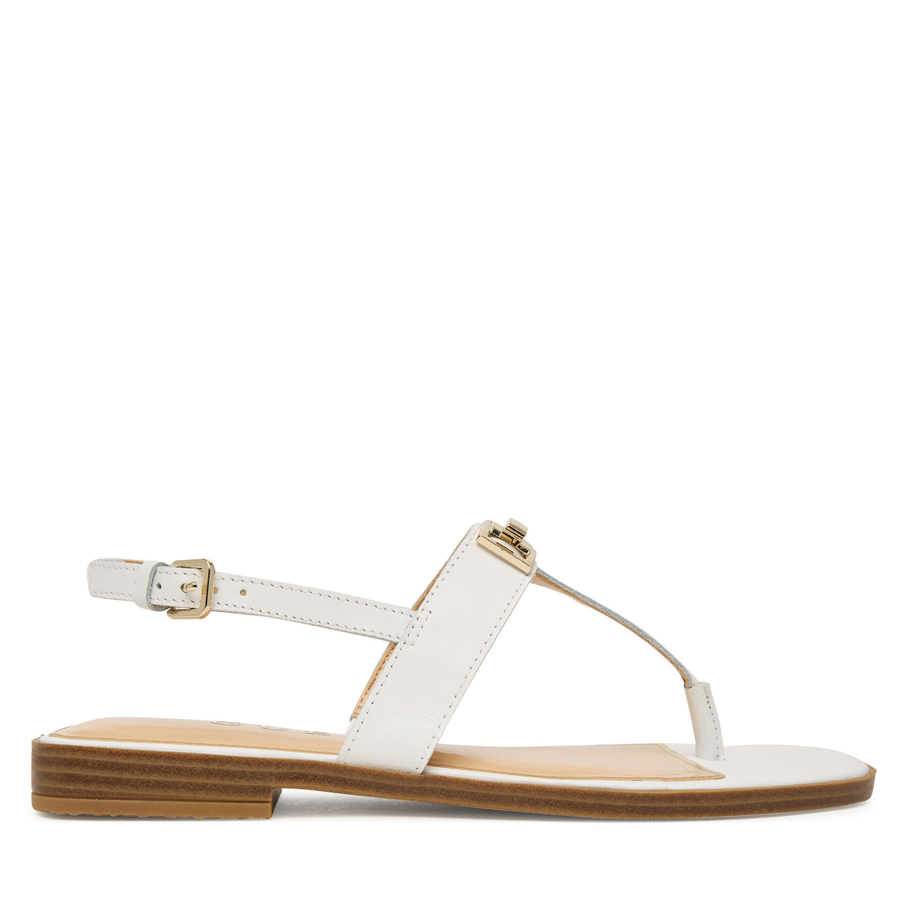 Sandale Guess FLJRMY LEA03 Alb