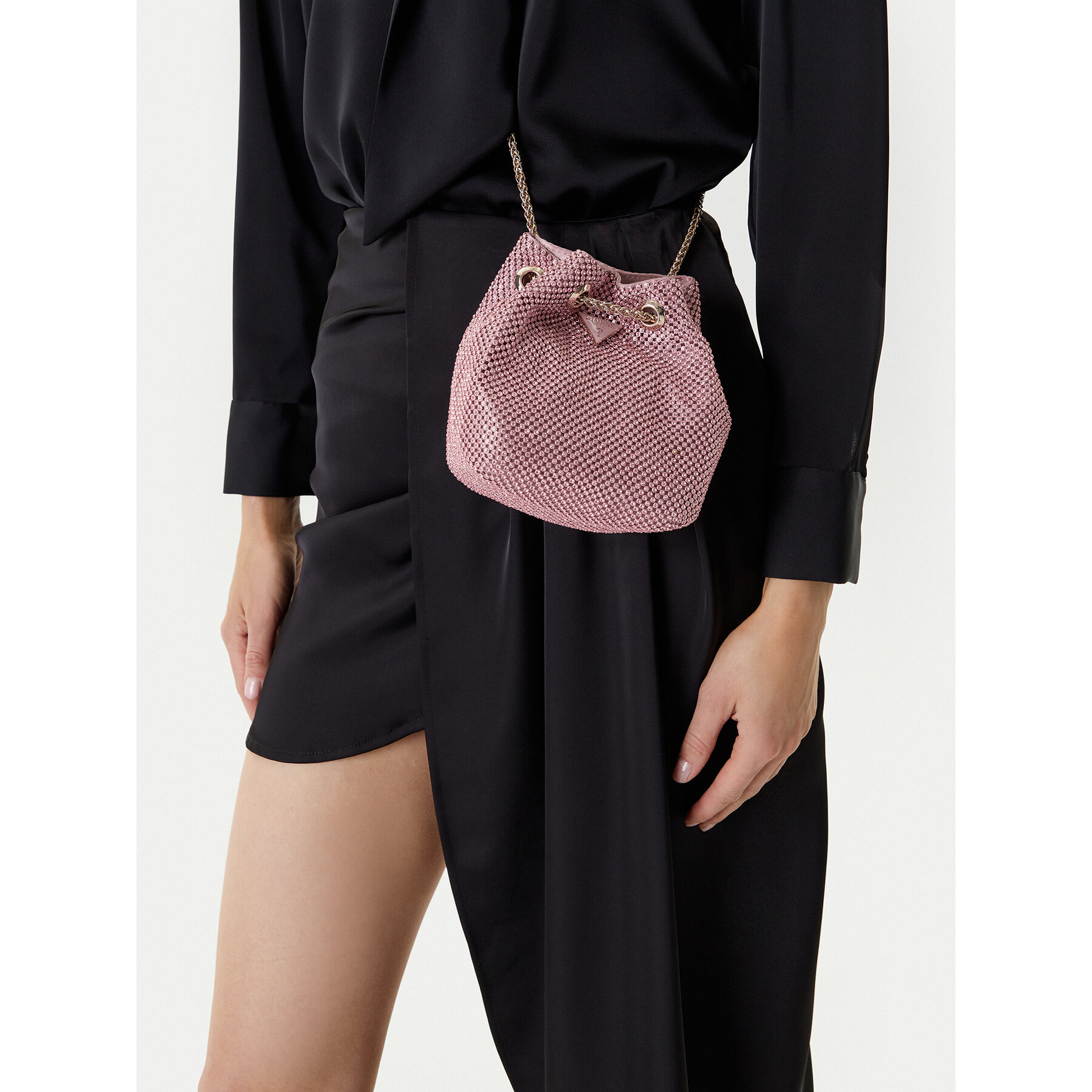 Táska Guess Zalina Mini HWRP93 50750 Rózsaszín