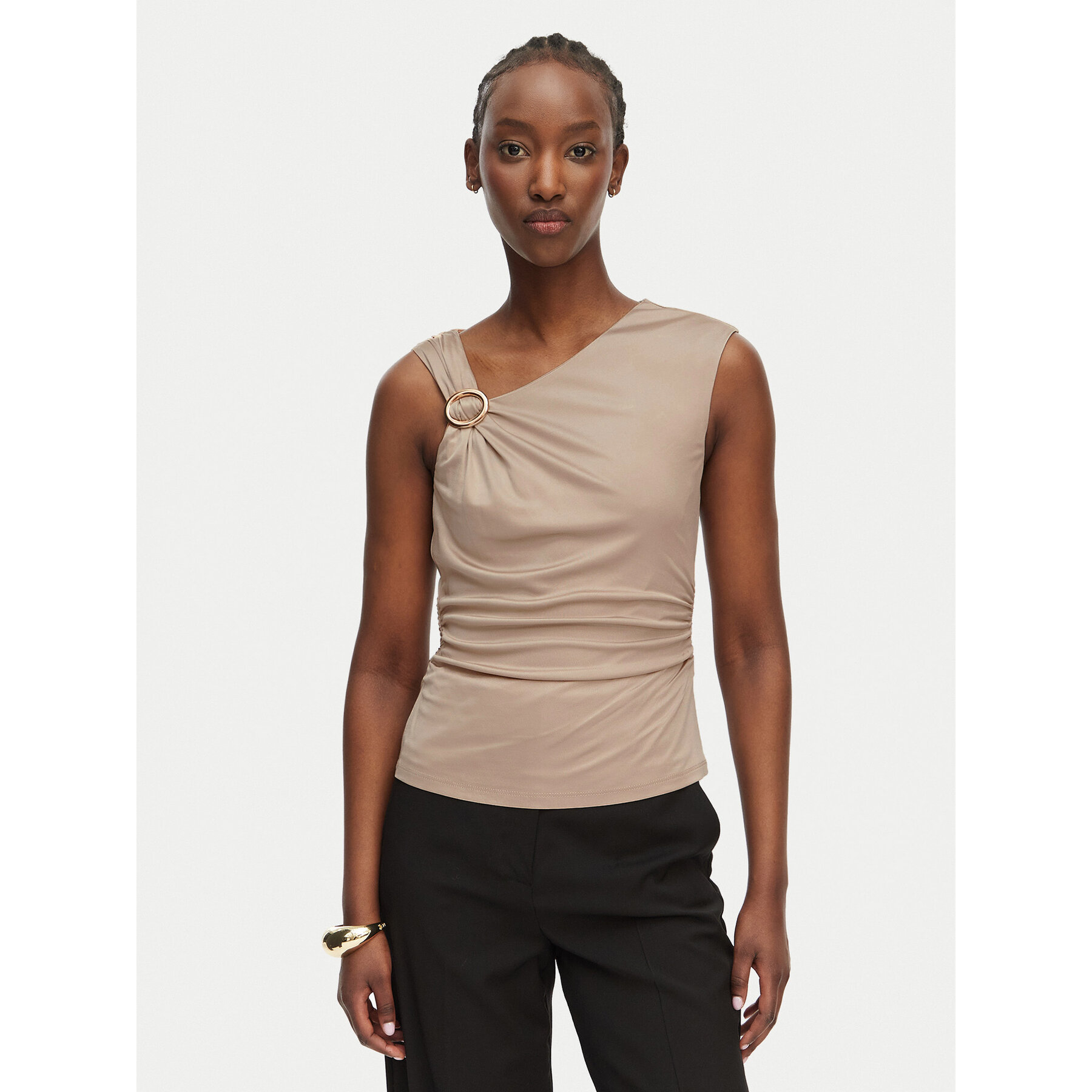 Marciano Guess Top G6GP02 K3068 Bež Slim Fit