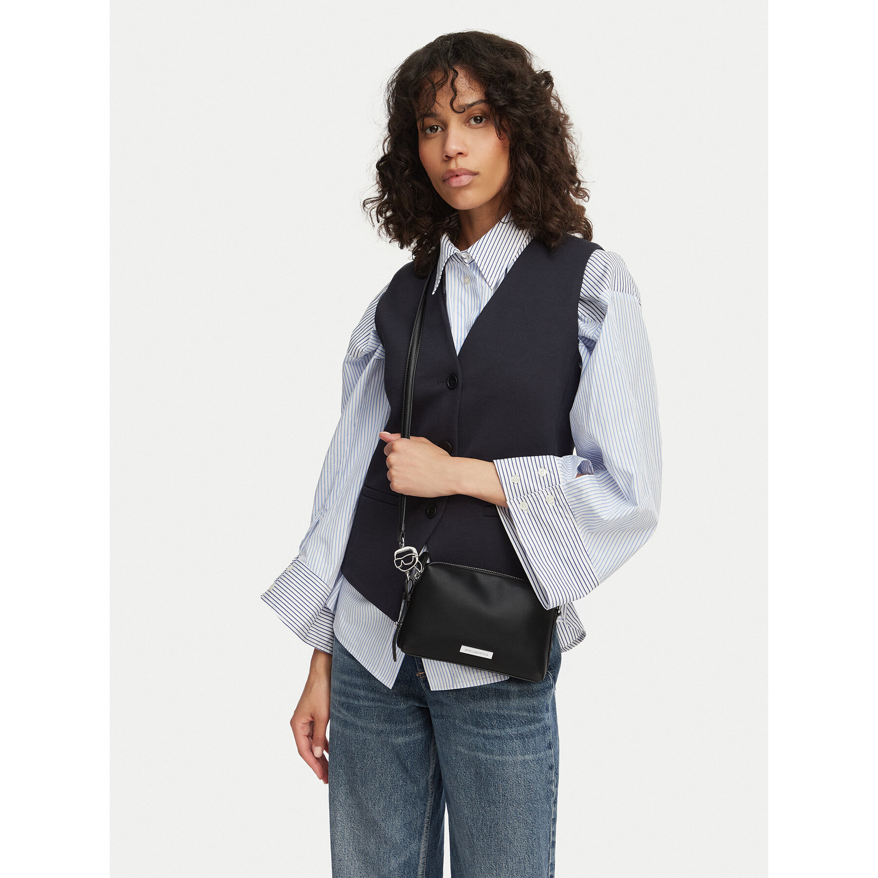 Torbica KARL LAGERFELD B2W30063 Crna