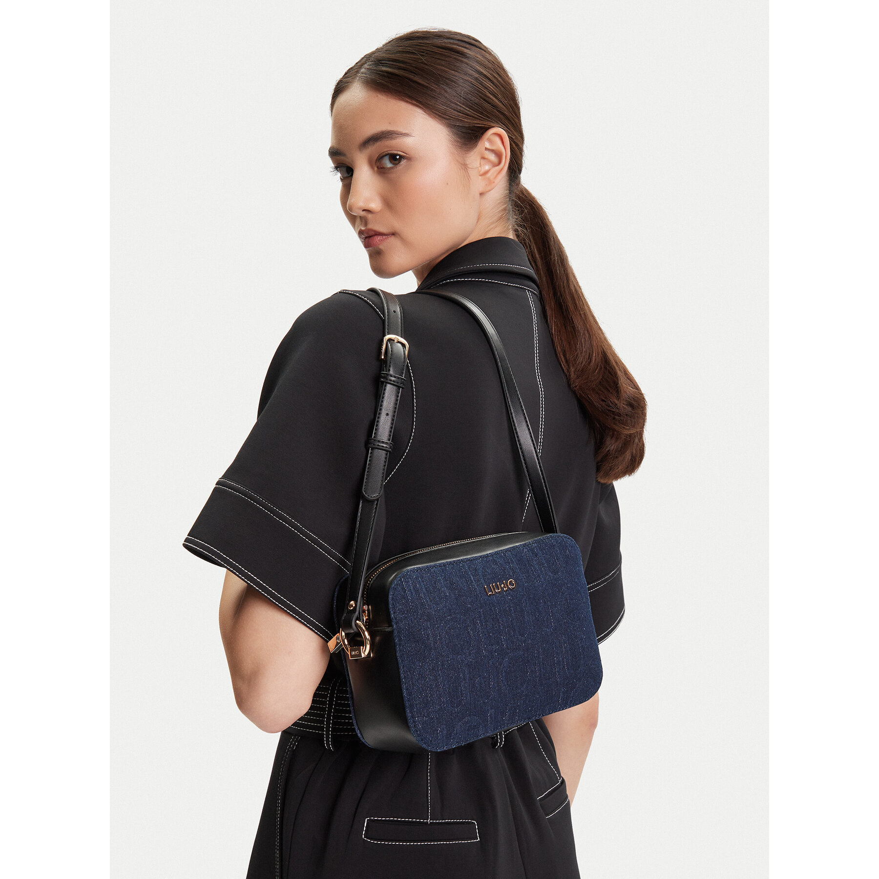 Kabelka Liu Jo M camera Case AF5159 D0001 Modrá