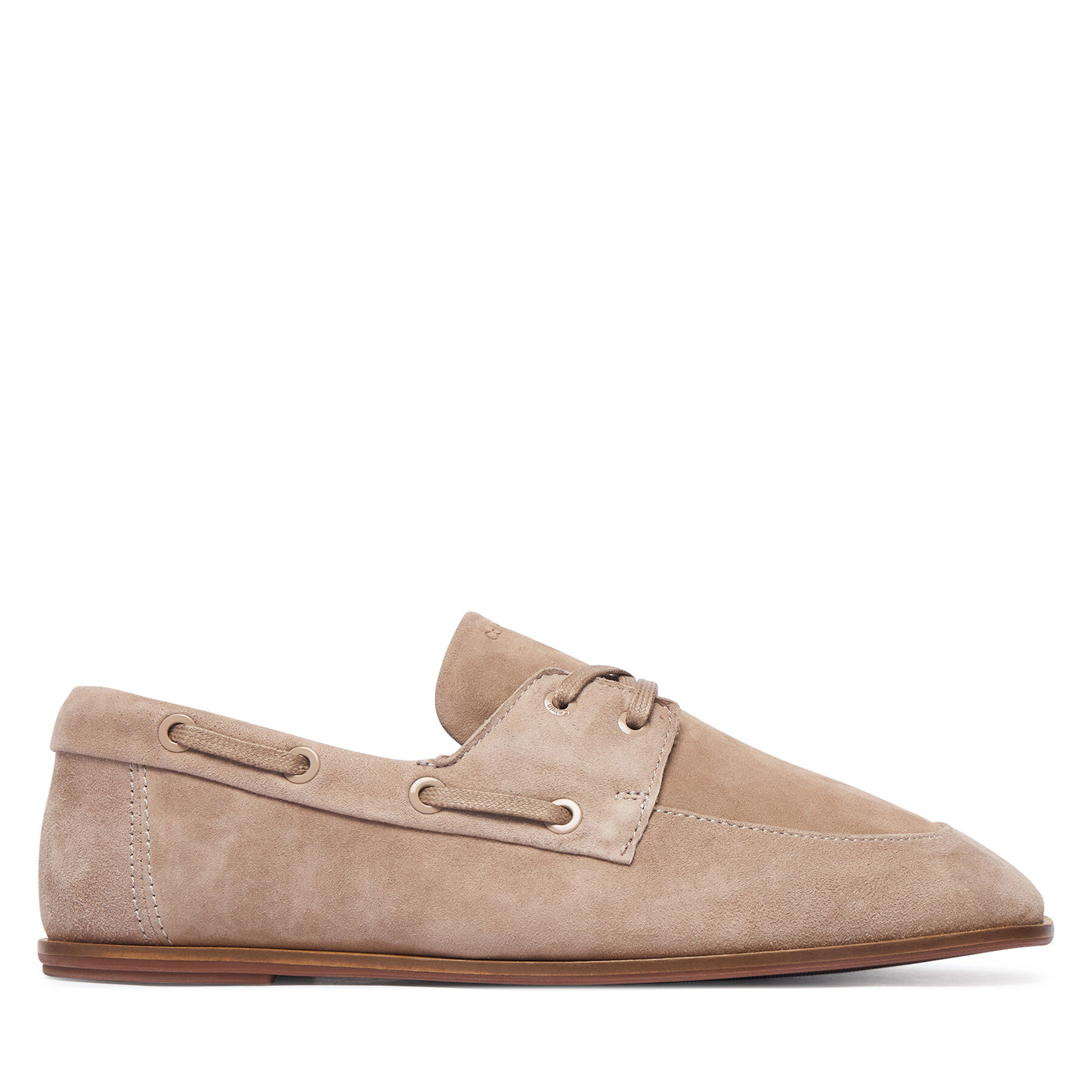 Обувки Calvin Klein Ess Boatshoe Suede HW0HW03290 Сив