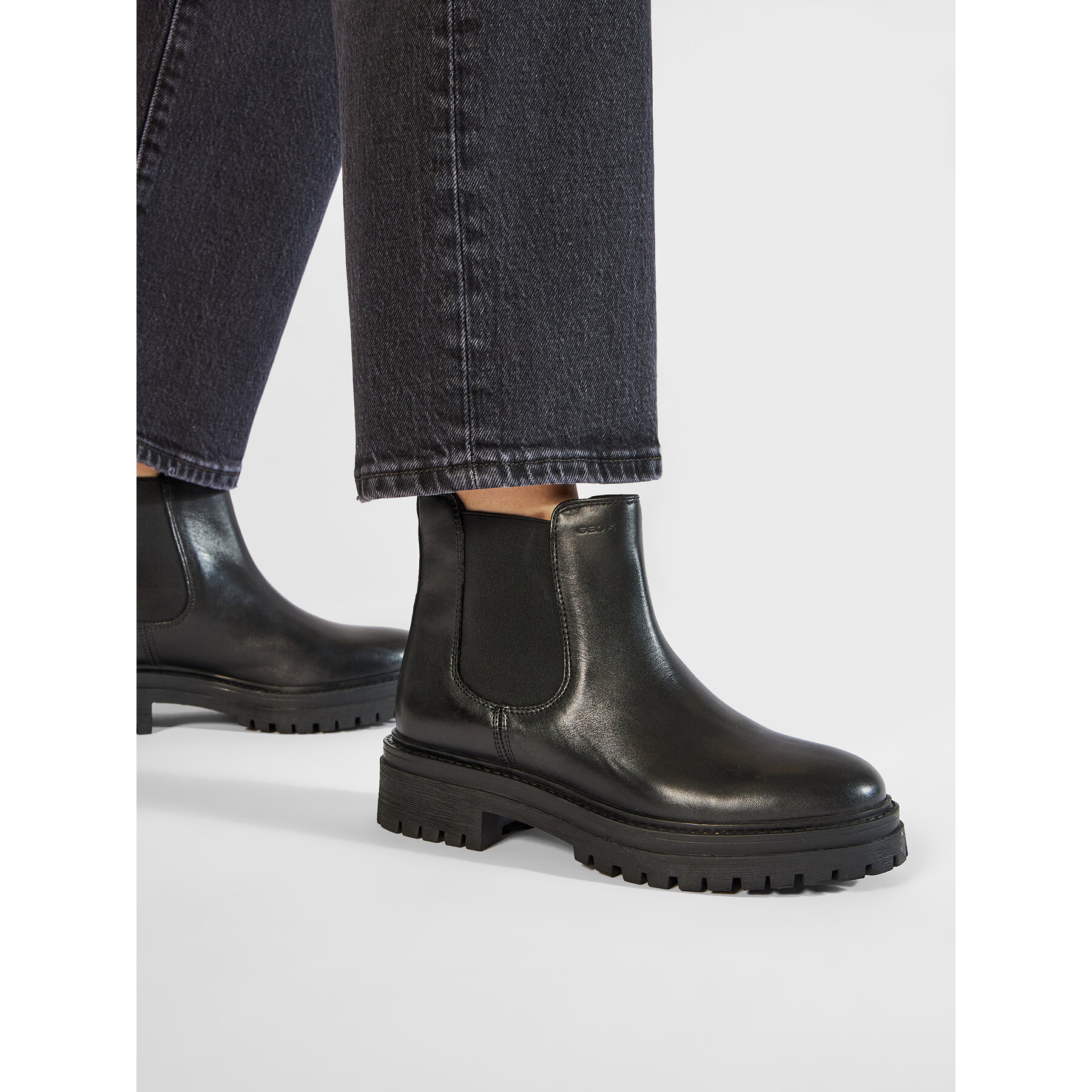 Ghete Jodhpur Geox D Iridea B D04HRB 00043 C9999 Negru