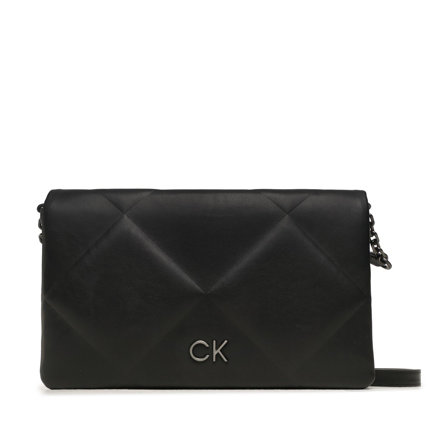 Geantă Calvin Klein Re-Lock Quilt Shoulder Bag K60K611021 BAX BAG imagine super redus 2022