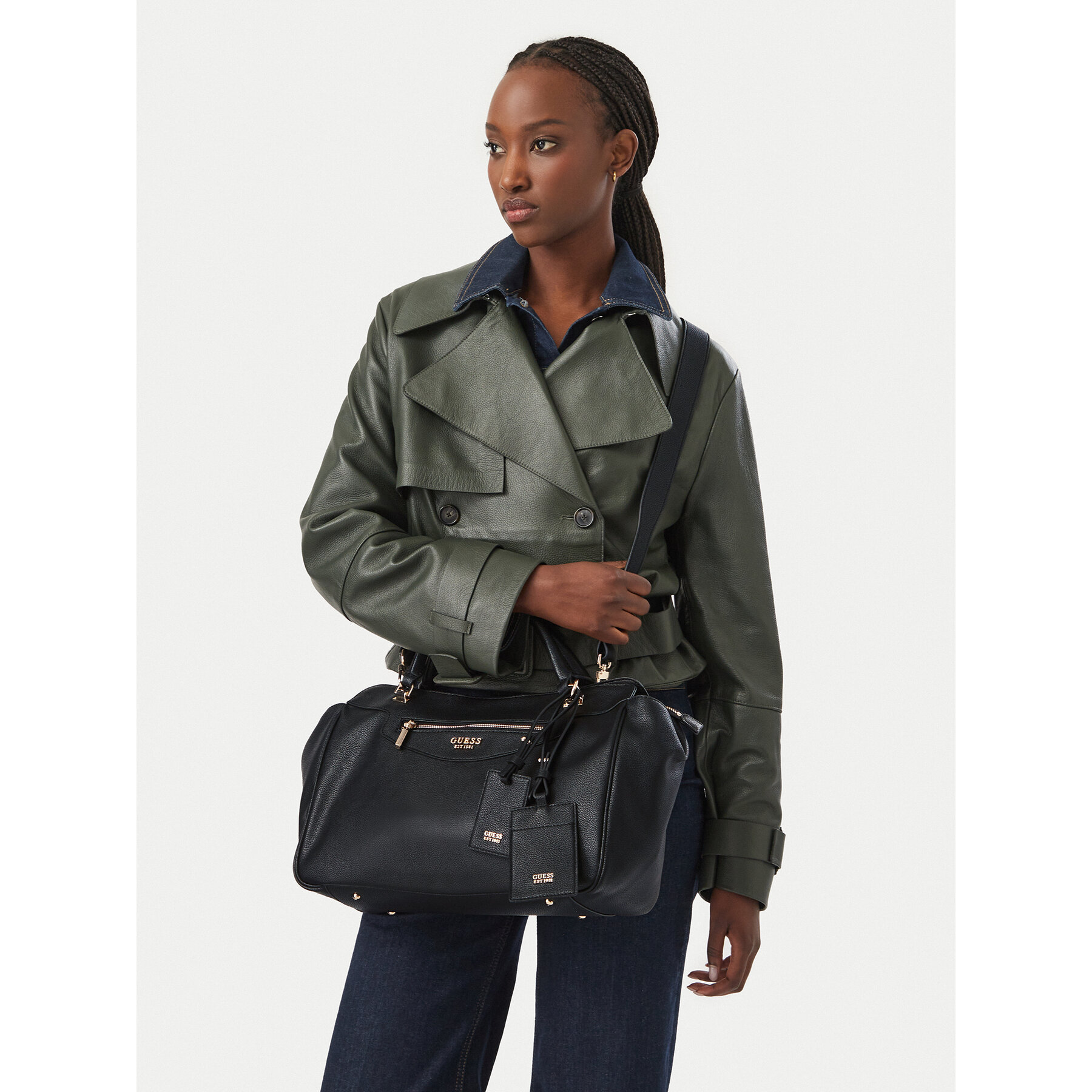 Geantă Guess Antonia HWBG21 83060 Negru