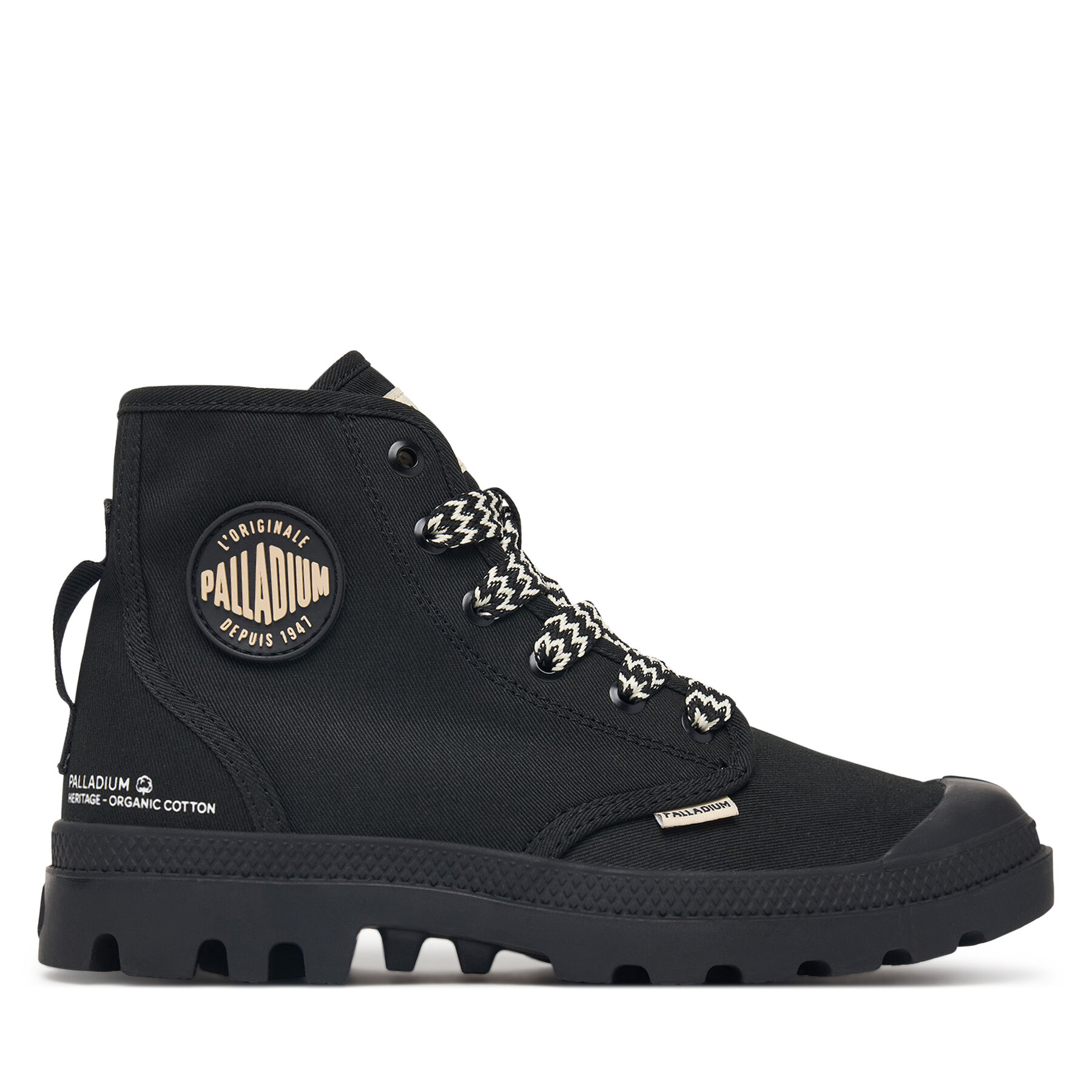 Schnürstiefeletten Palladium Pampahi Htglace 94989-008-M Schwarz
