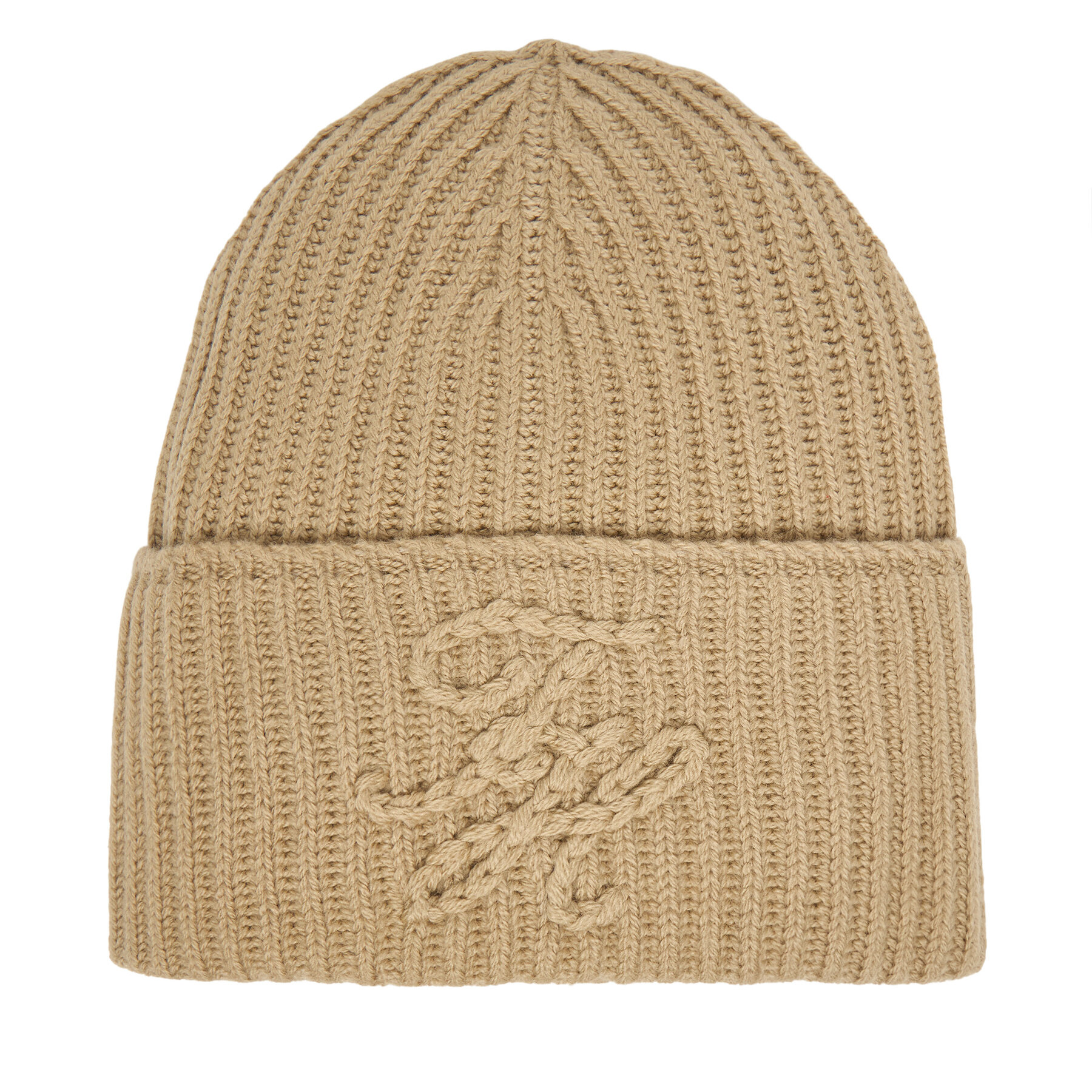 Шапка Tommy Hilfiger Th Elevated Script AW0AW17777 Бежов