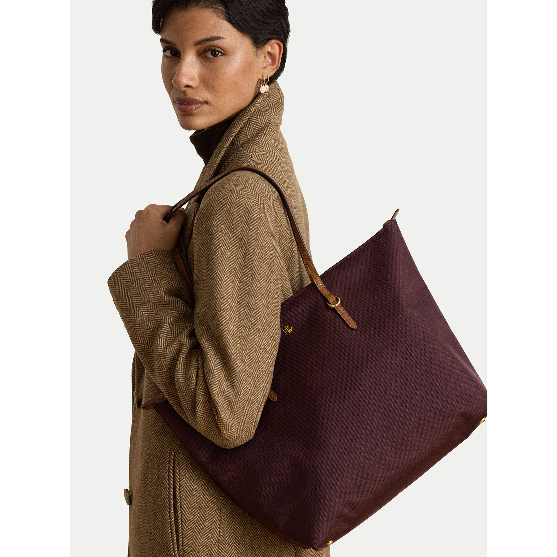 Ročna torba LAUREN RALPH LAUREN 431950007018 Bordo rdeča