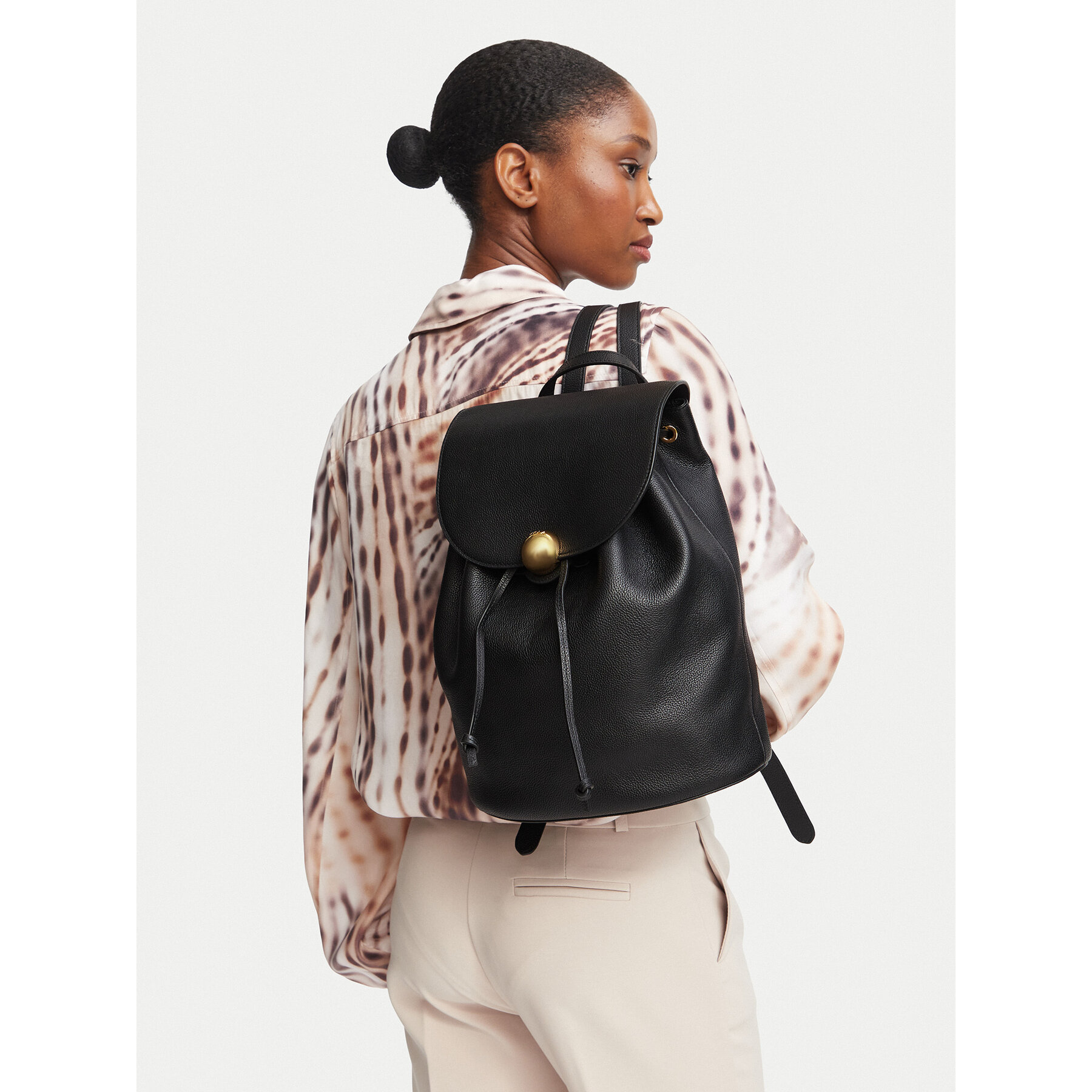 Ruksak Furla Moonlight M WB02152 BX3036 O6000 Crna