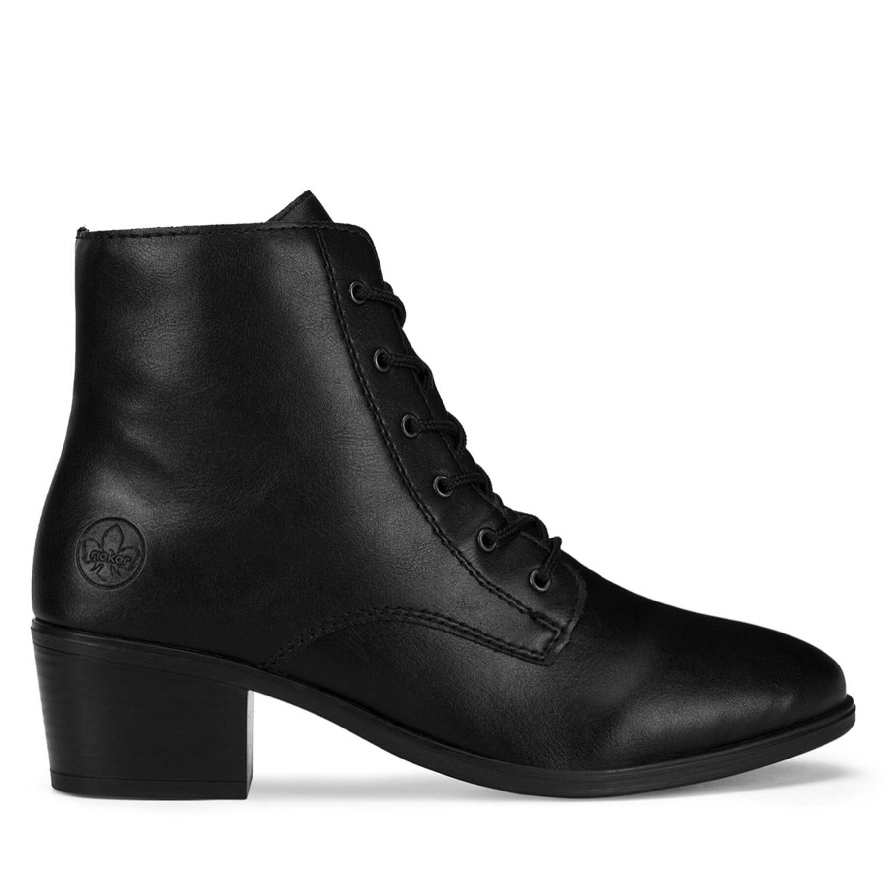 Šnurovacia obuv Rieker 73930-00 Čierna
