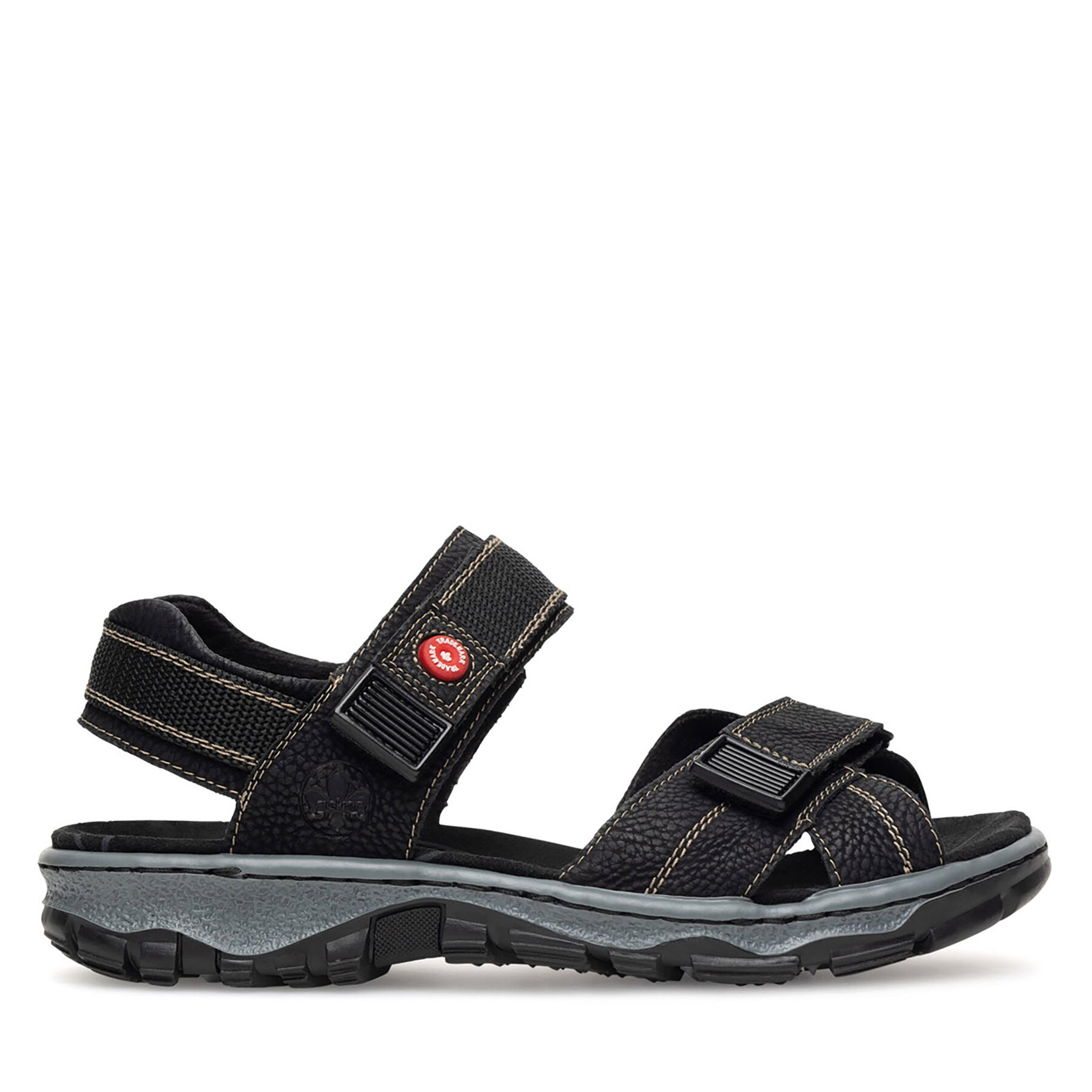 Damen Sandalen Rieker, Schuhgröße 37, Schwarz, 68851-02