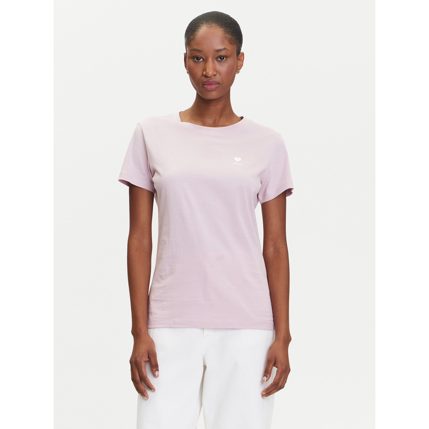 BOSS T-shirt C_Esogo_3 50545288 Rosa Regular Fit