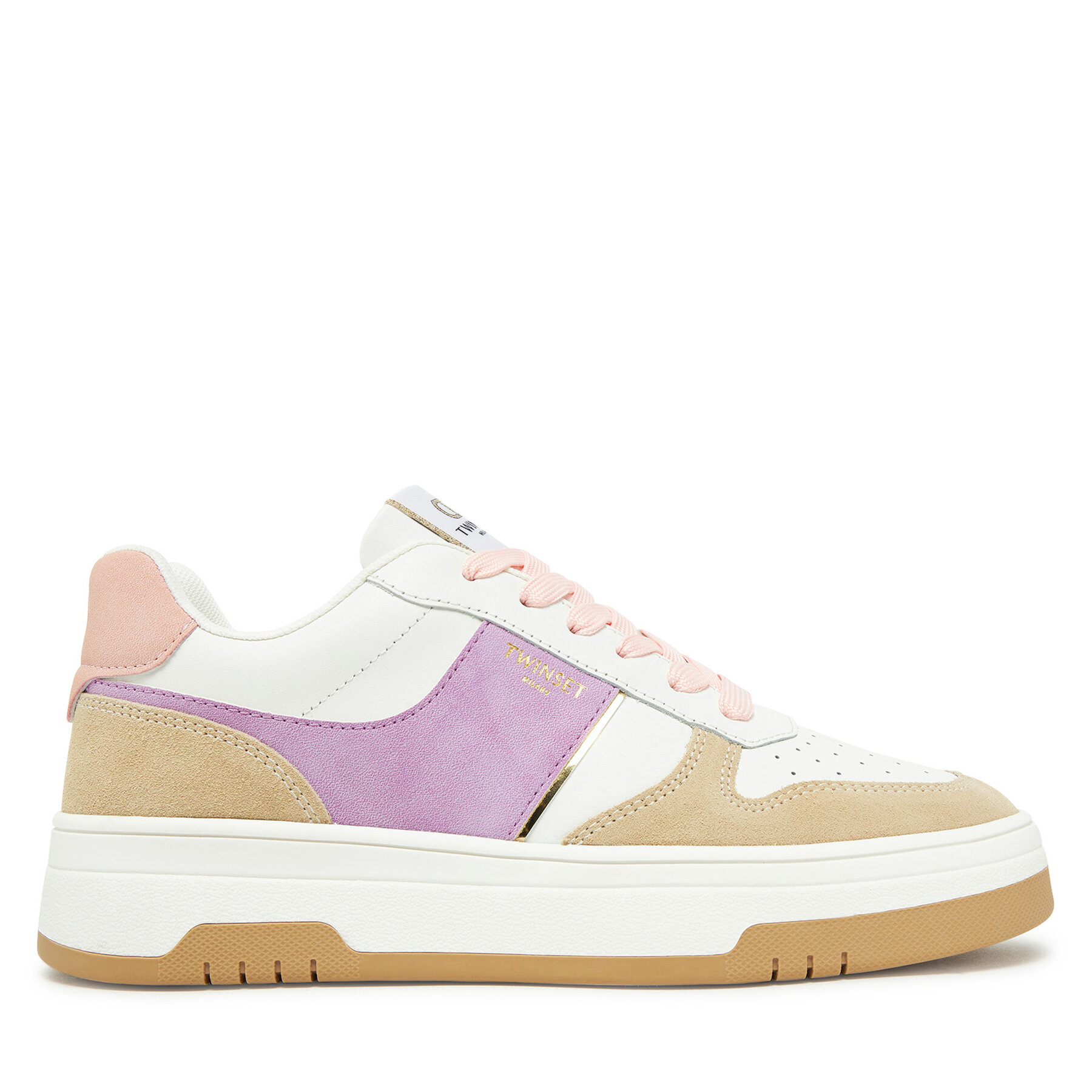 Sneakersy TWINSET 251TCP010 Ružová