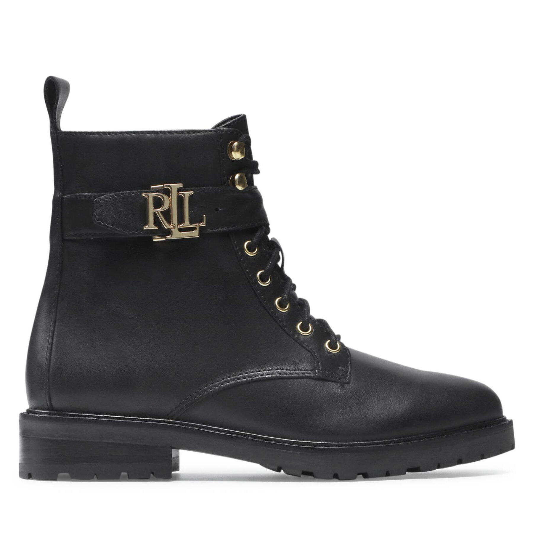 Šnurovacia obuv LAUREN RALPH LAUREN Elridge 802838413001 Čierna