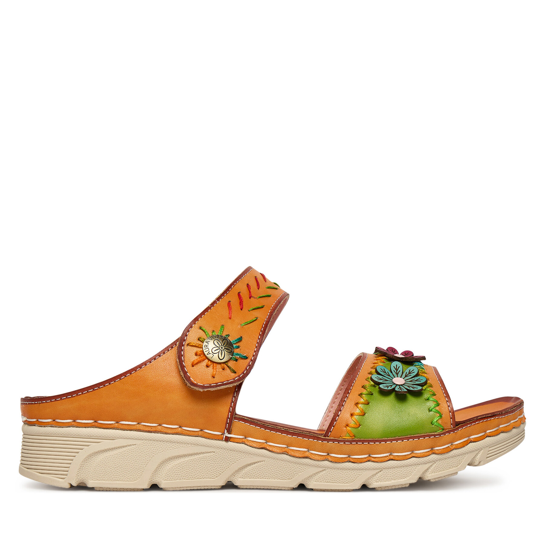 Παντόφλες Laura Vita Dorry 13 Πορτοκαλί