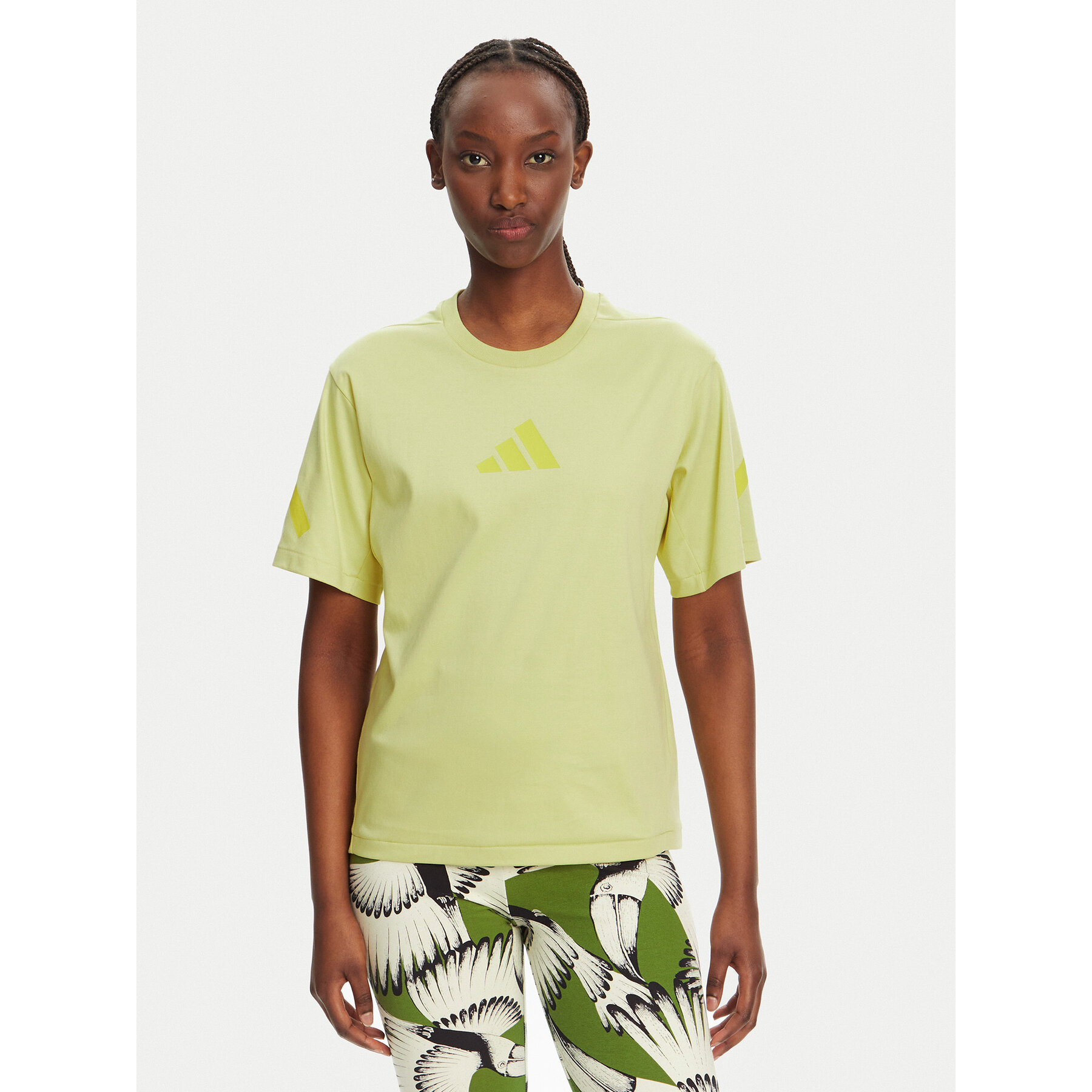 adidas Póló Z.N.E. JC5400 Sárga Regular Fit
