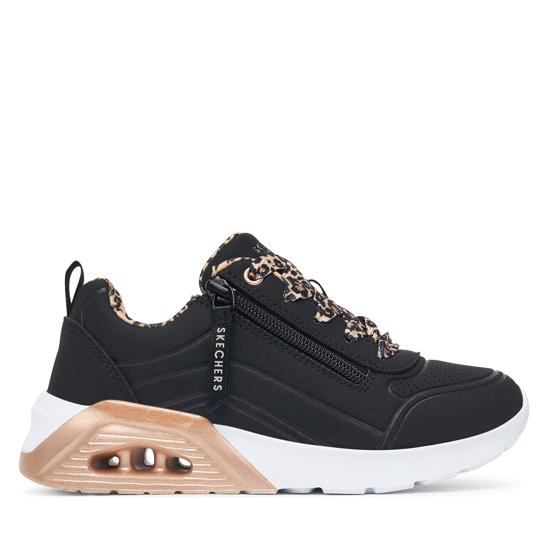 Сникърси Skechers UNO Lite 2.0 - Leopard Stride 310708L/BLK Черен