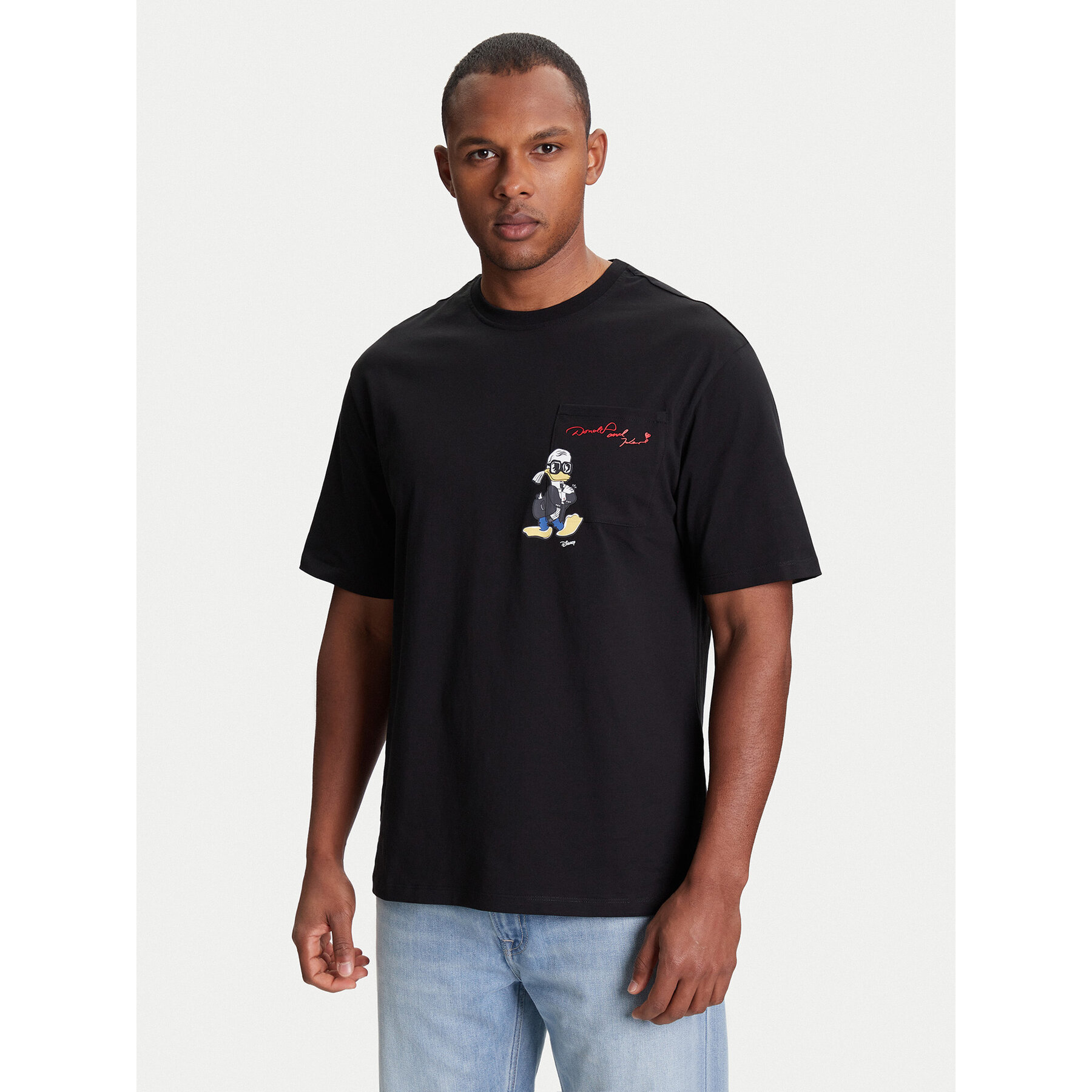 KARL LAGERFELD T-Shirt 755097 553270 Μαύρο Regular Fit