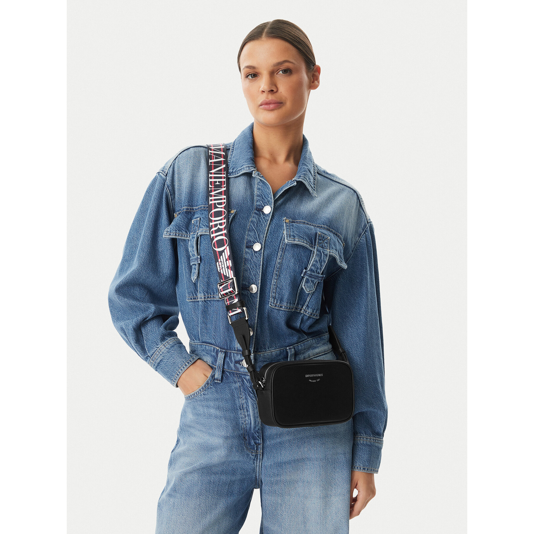 Geantă Emporio Armani Y3H276 Y478E 80001 Negru