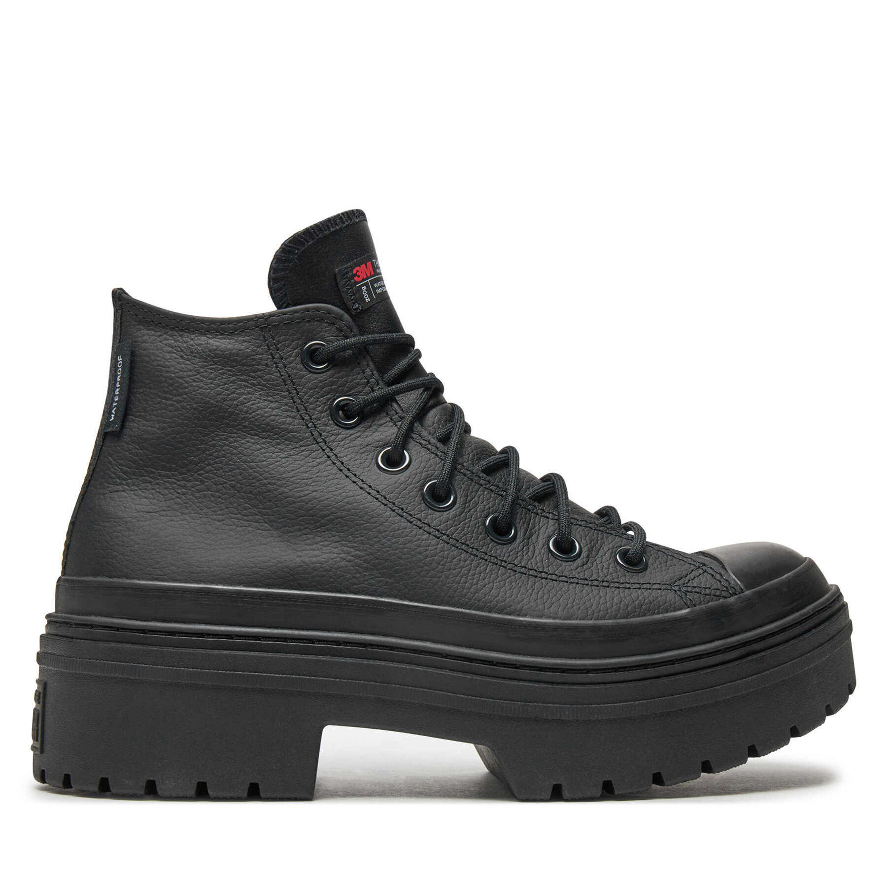 Dámske Plátenky Converse, Rozmer: 37, Čierna, Chuck Taylor All Star Lugged Heel Platform Waterproof A11548C