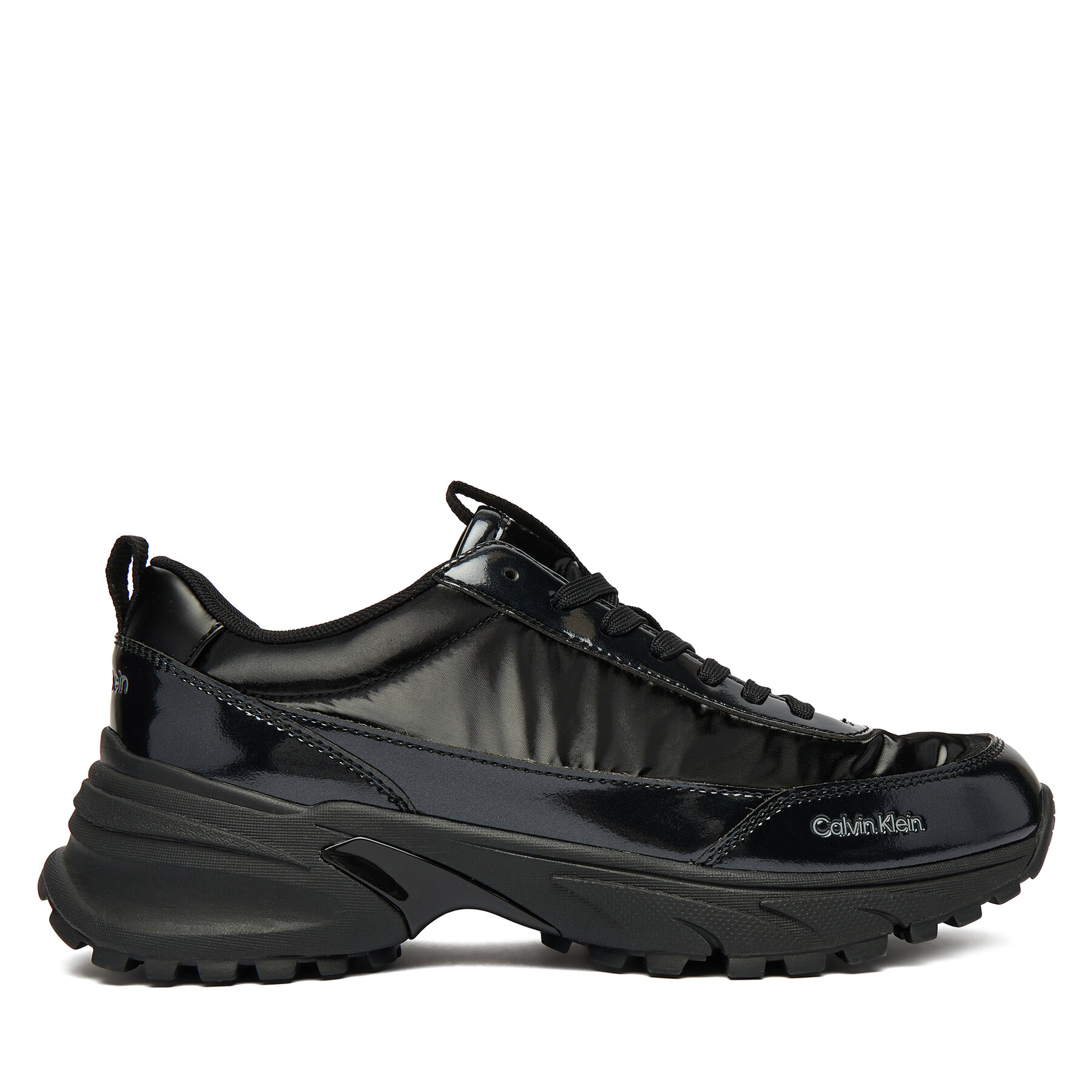 Superge Calvin Klein Hike Runner Lace Up Pearl Ny YW0YW02043 Črna