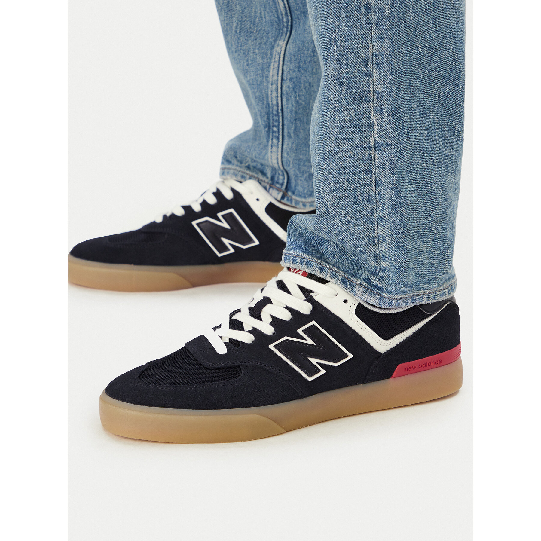 Tenisice New Balance Numeric 574 Vulc UN574VBA Crna