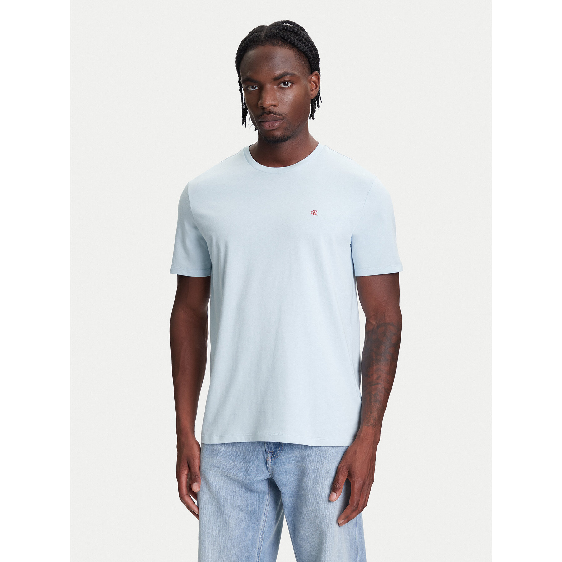 Calvin Klein Jeans Póló LV040HM265 Kék Regular Fit