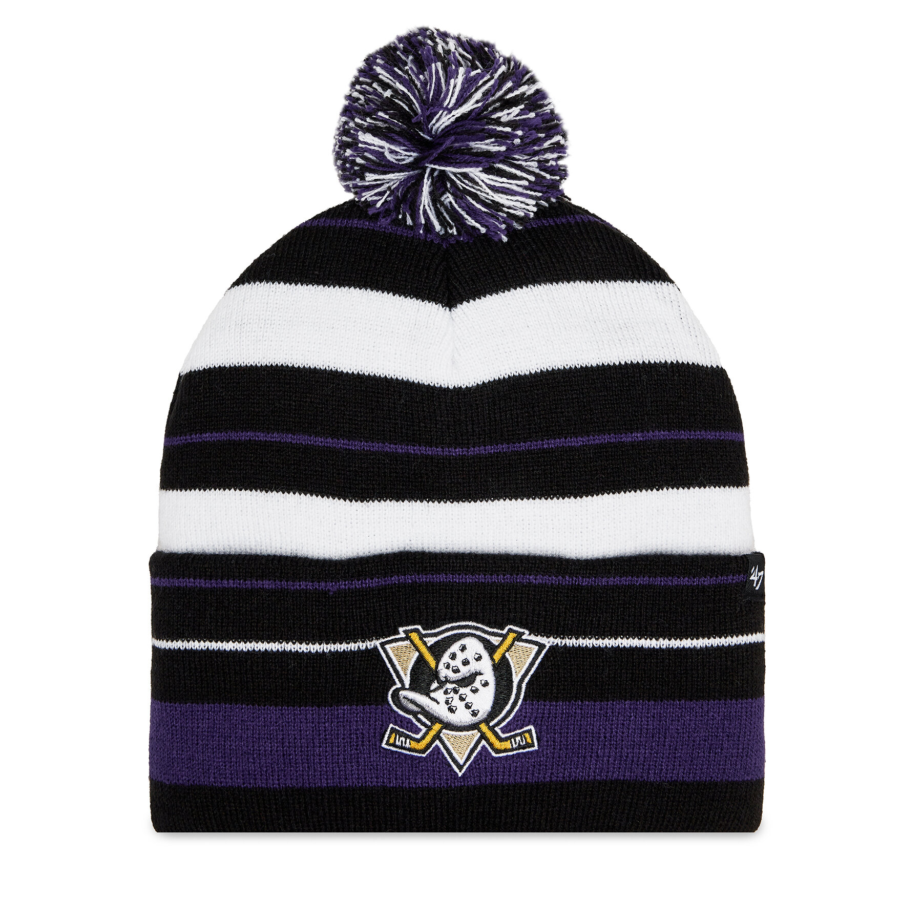 Căciulă 47 Brand NHL Anaheim Ducks Power Line 47 H-PLINE25ACE-BK Negru