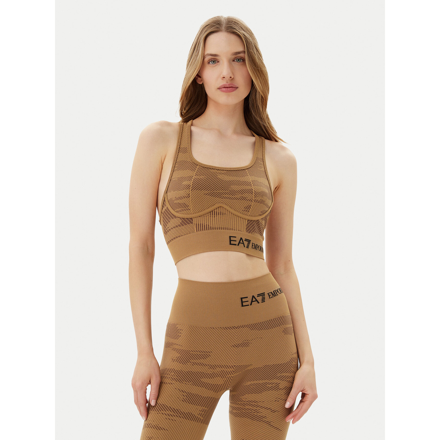 EA7 Emporio Armani Reggiseno sportivo 7W000517 AF13714 U6054 Marrone