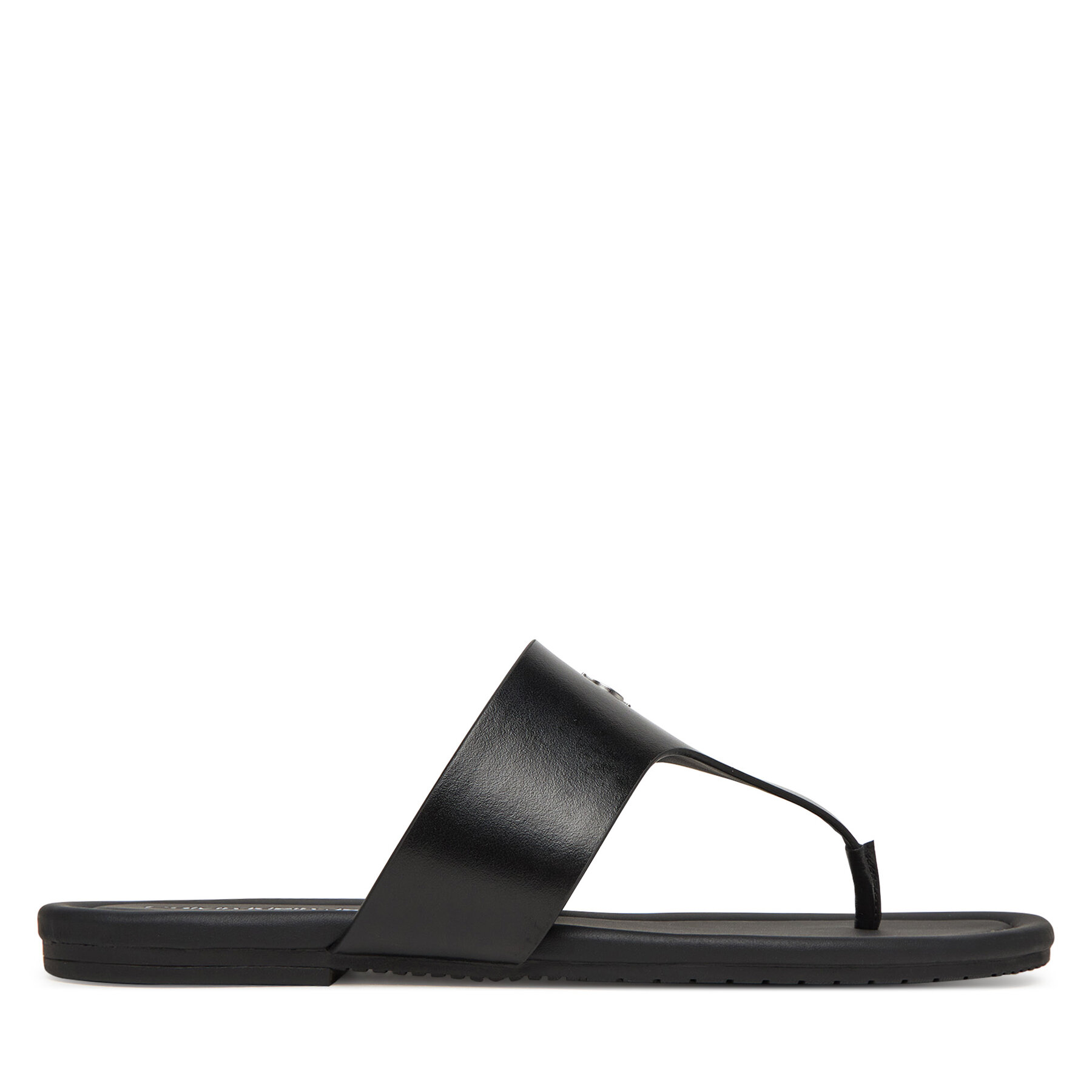 Damskie Calvin Klein Jeans Japonki, Rozmiar 37 Czarny Flat Sandal Toepost Mg YW0YW01691