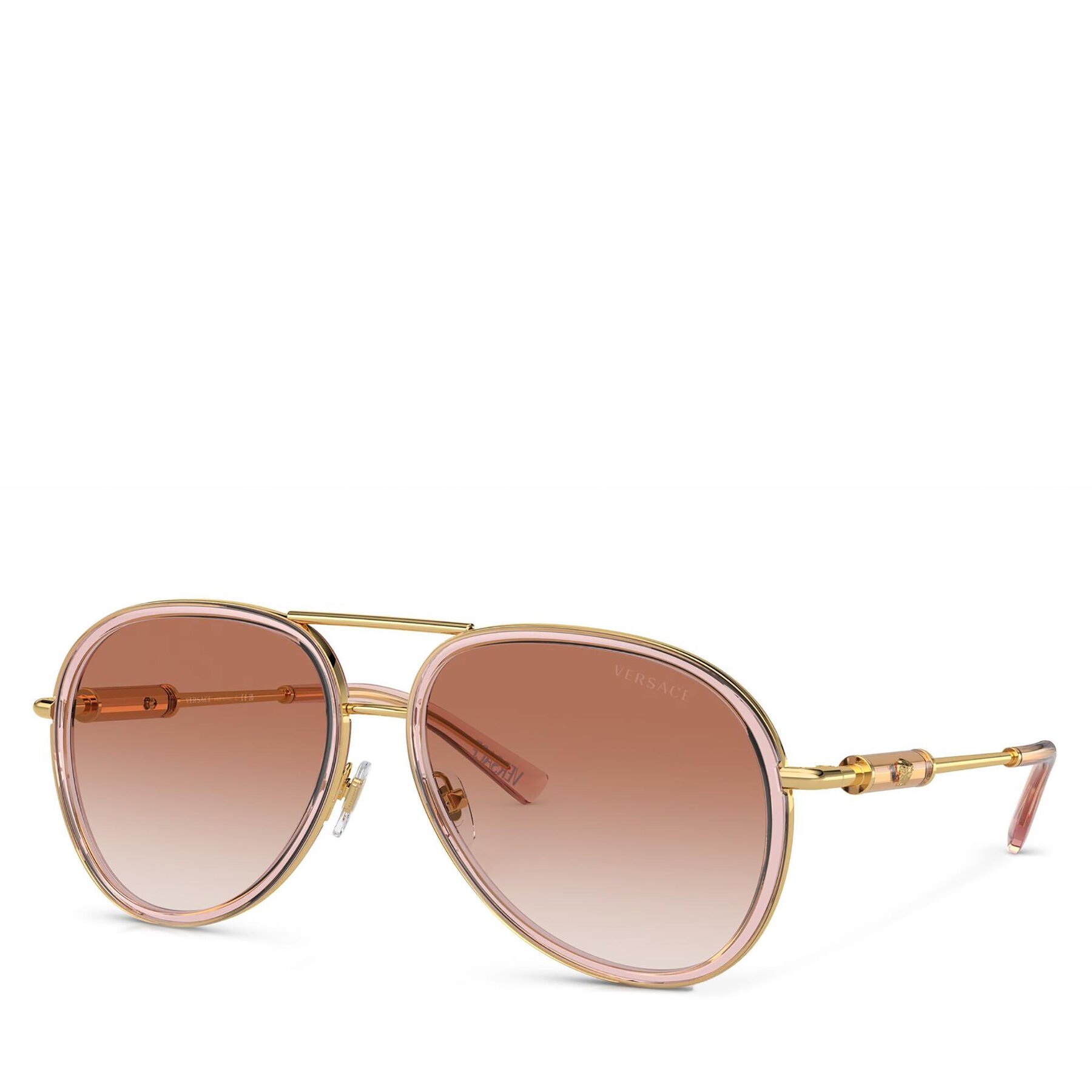 Sunčane naočale Versace 0VE2260 Brown Transparent 100213