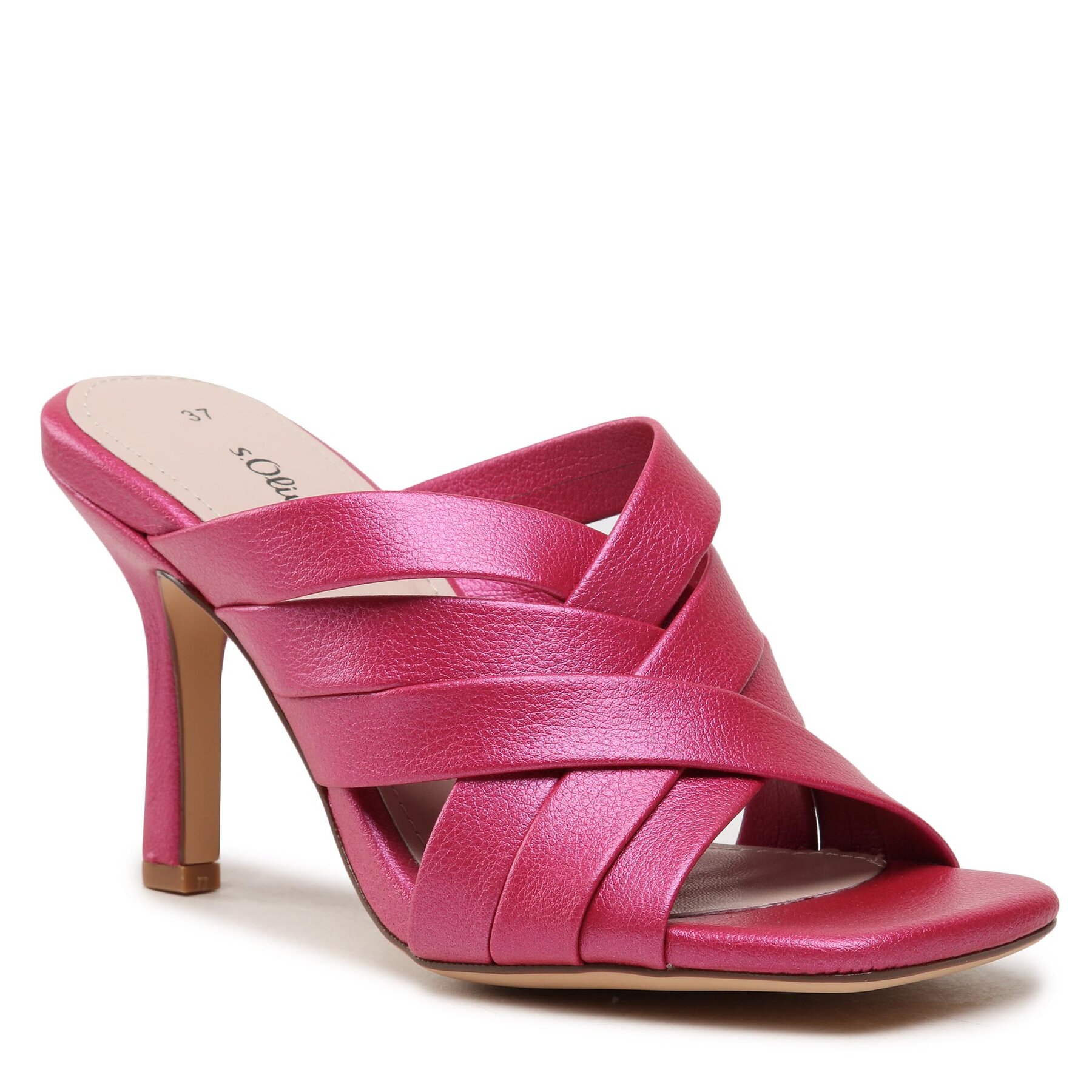 Șlapi s.Oliver 5-27205-20 Pink Metallic 579 epantofi.ro imagine noua