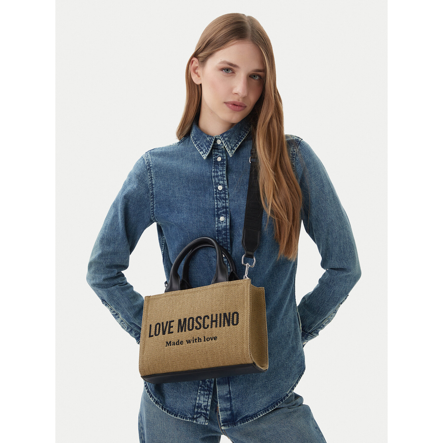 Táska LOVE MOSCHINO JC4226PP0OKB190A Bézs