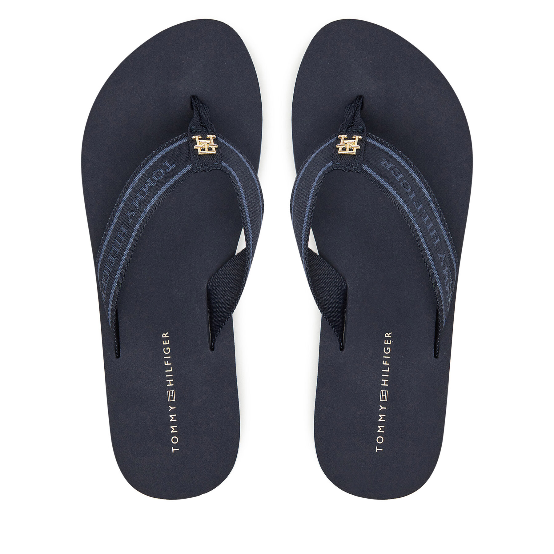 Dámske Žabky Tommy Hilfiger, Rozmer: 40, Tmavomodrá, Hilfiger Webbing Beach Sandal FW0FW08515