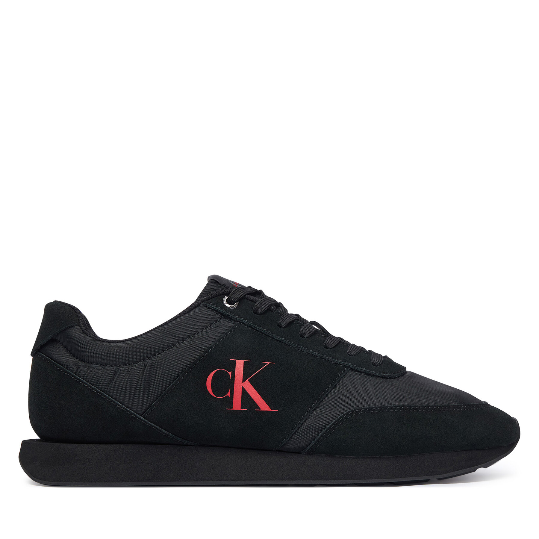 Sneakersy Calvin Klein Retro Runner Band Lth-Su HM0HM02212 Čierna
