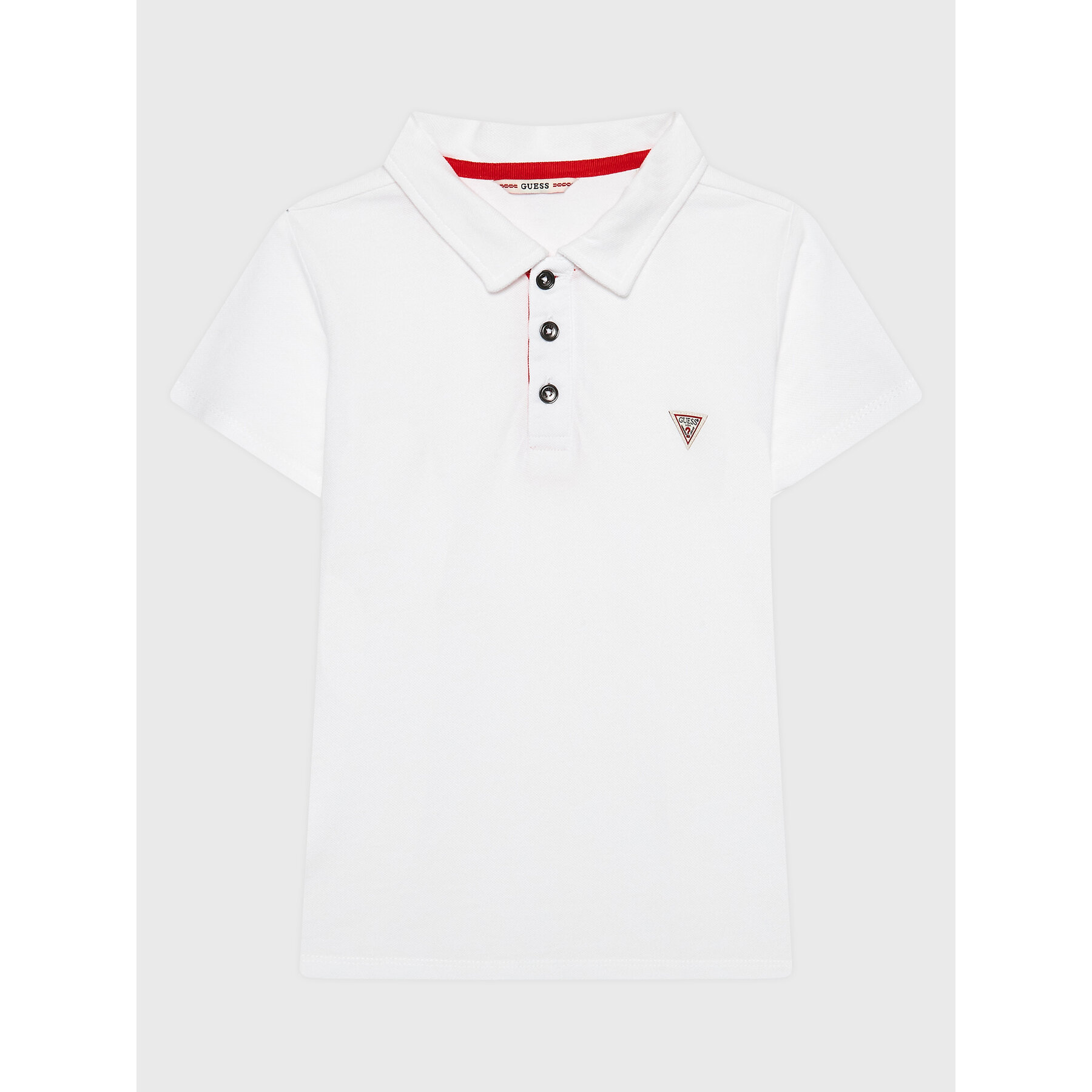 Guess Polo majica L2GP02 KAPY0 Bela Regular Fit