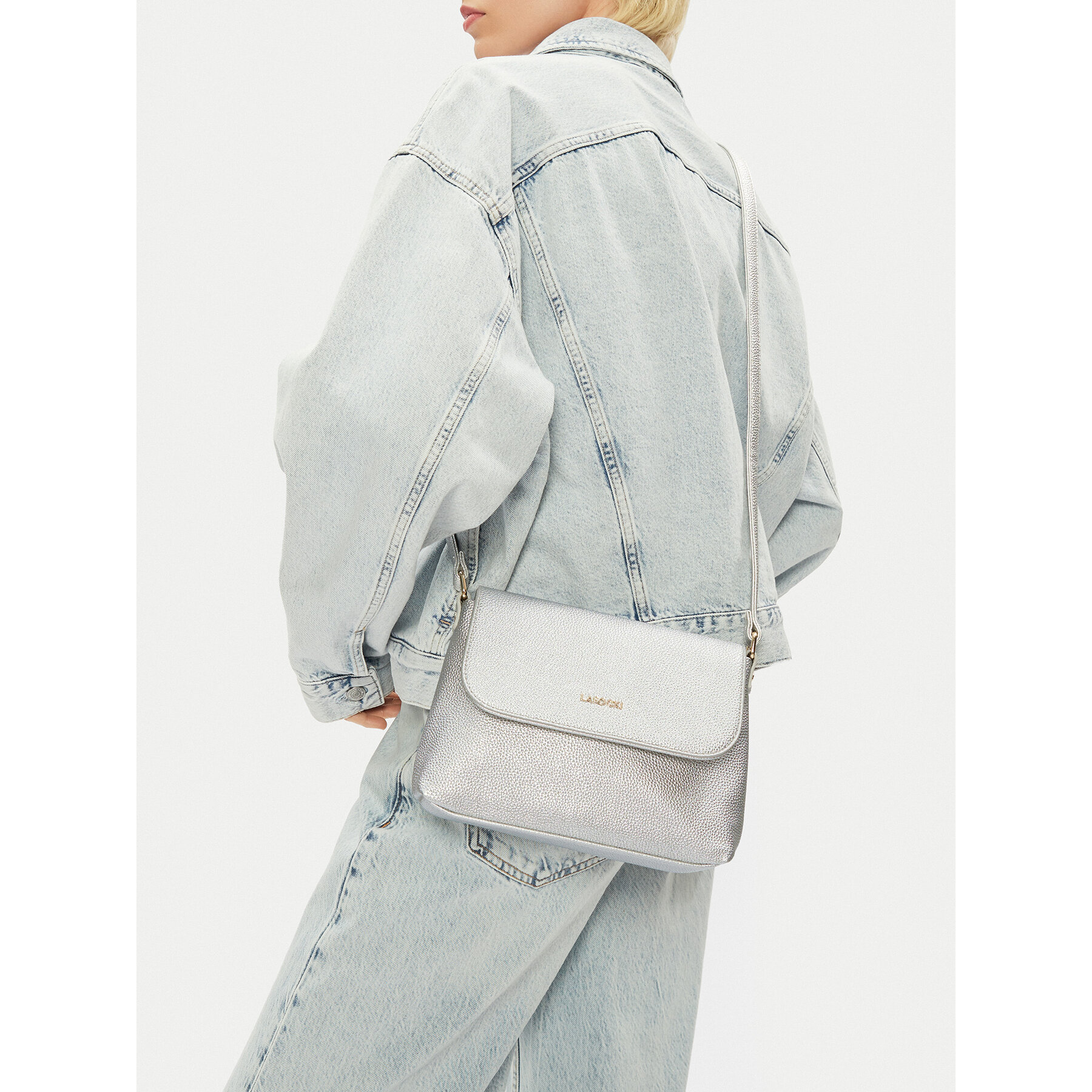 Дамска чанта Lasocki LSK-O-002-07 Сребрист