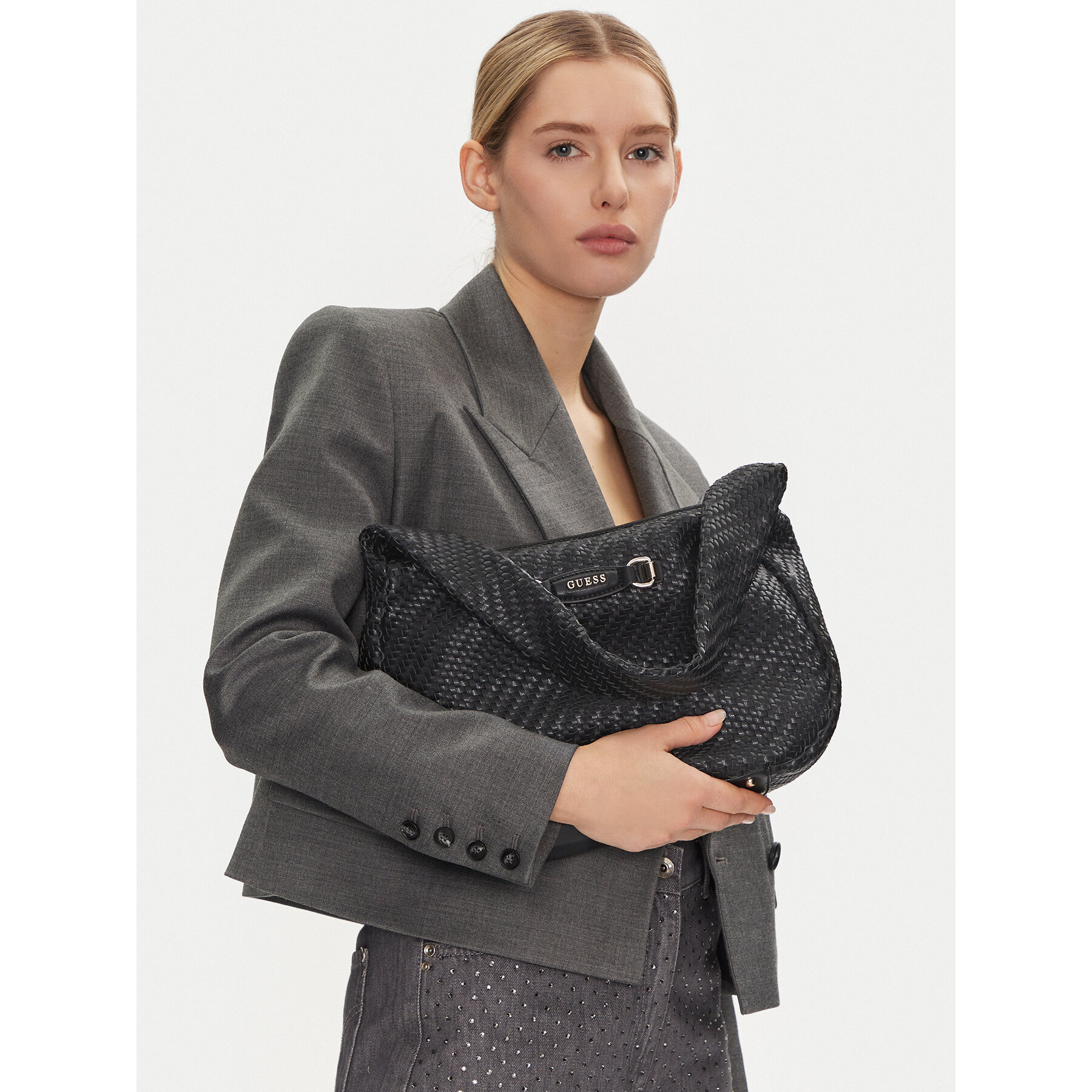 Geantă Guess HWWG95 30020 Negru