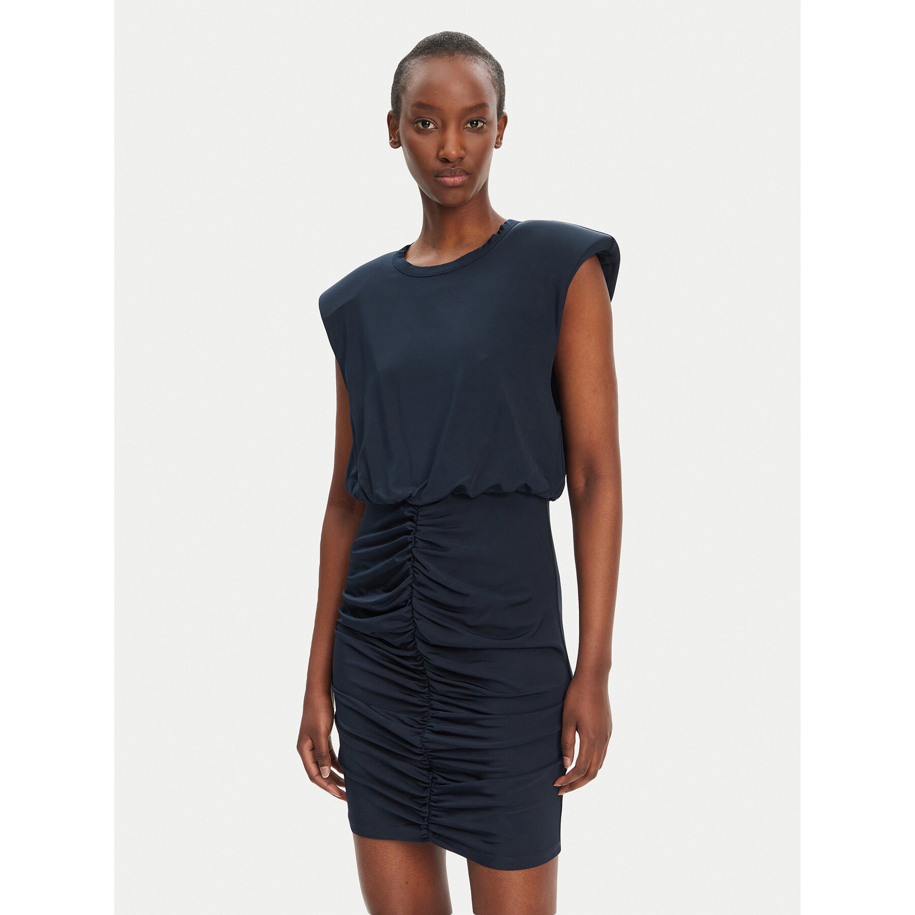 ROTATE Coctailkleid 1137042318 Dunkelblau Slim Fit