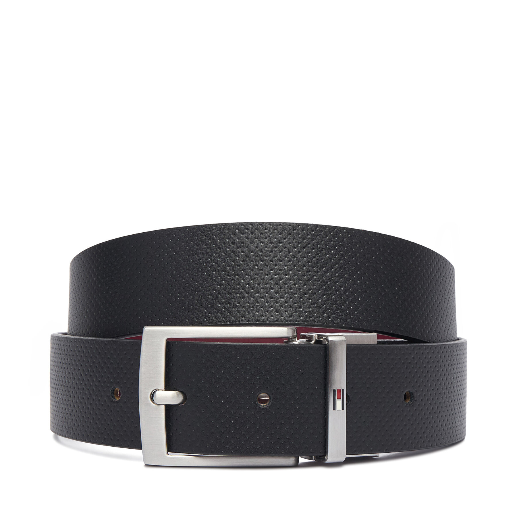Curea Tommy Hilfiger Adan Rev 3.5 Pebble AM0AM14566 Negru