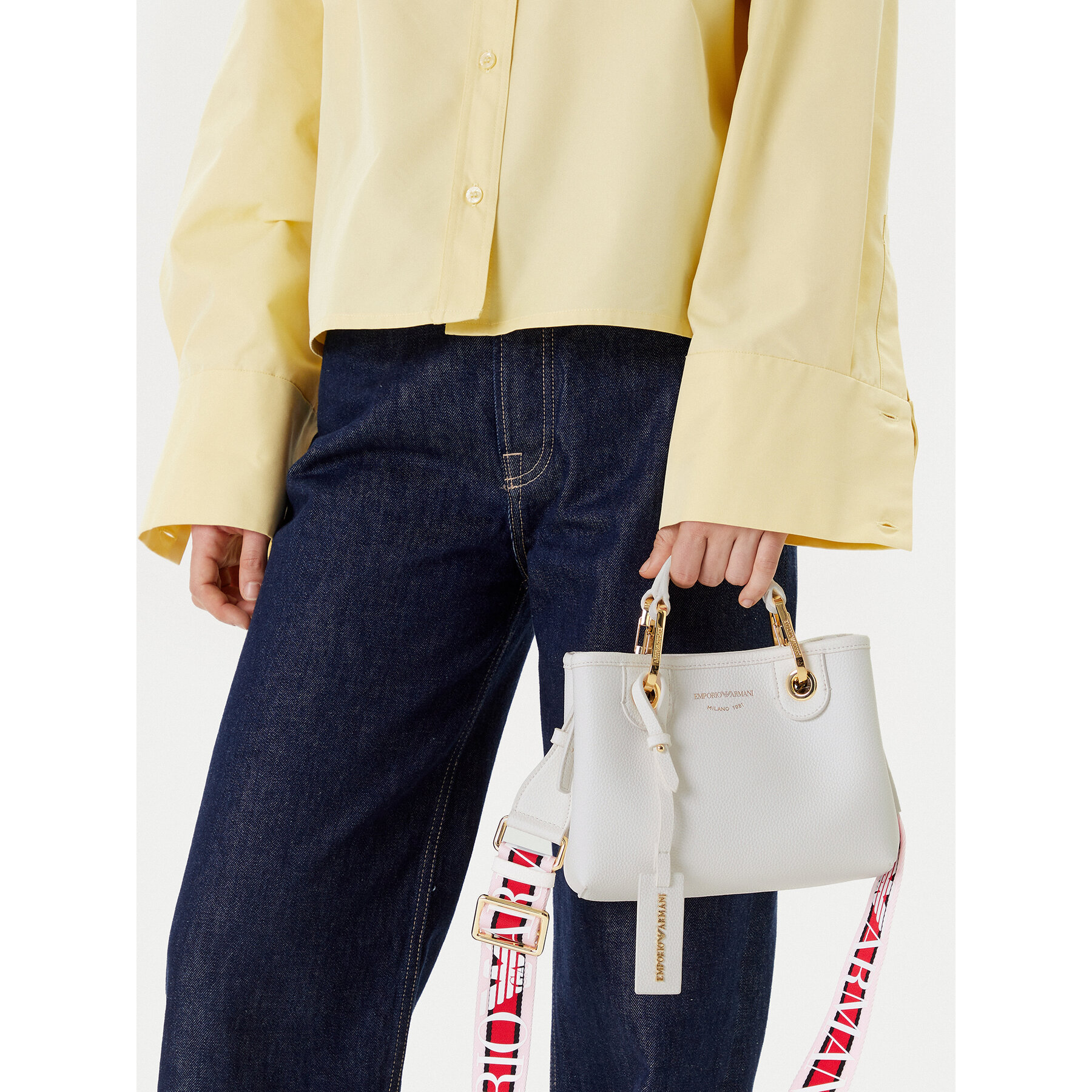 Táska Emporio Armani EW000382 AF12103 M0034 Fehér